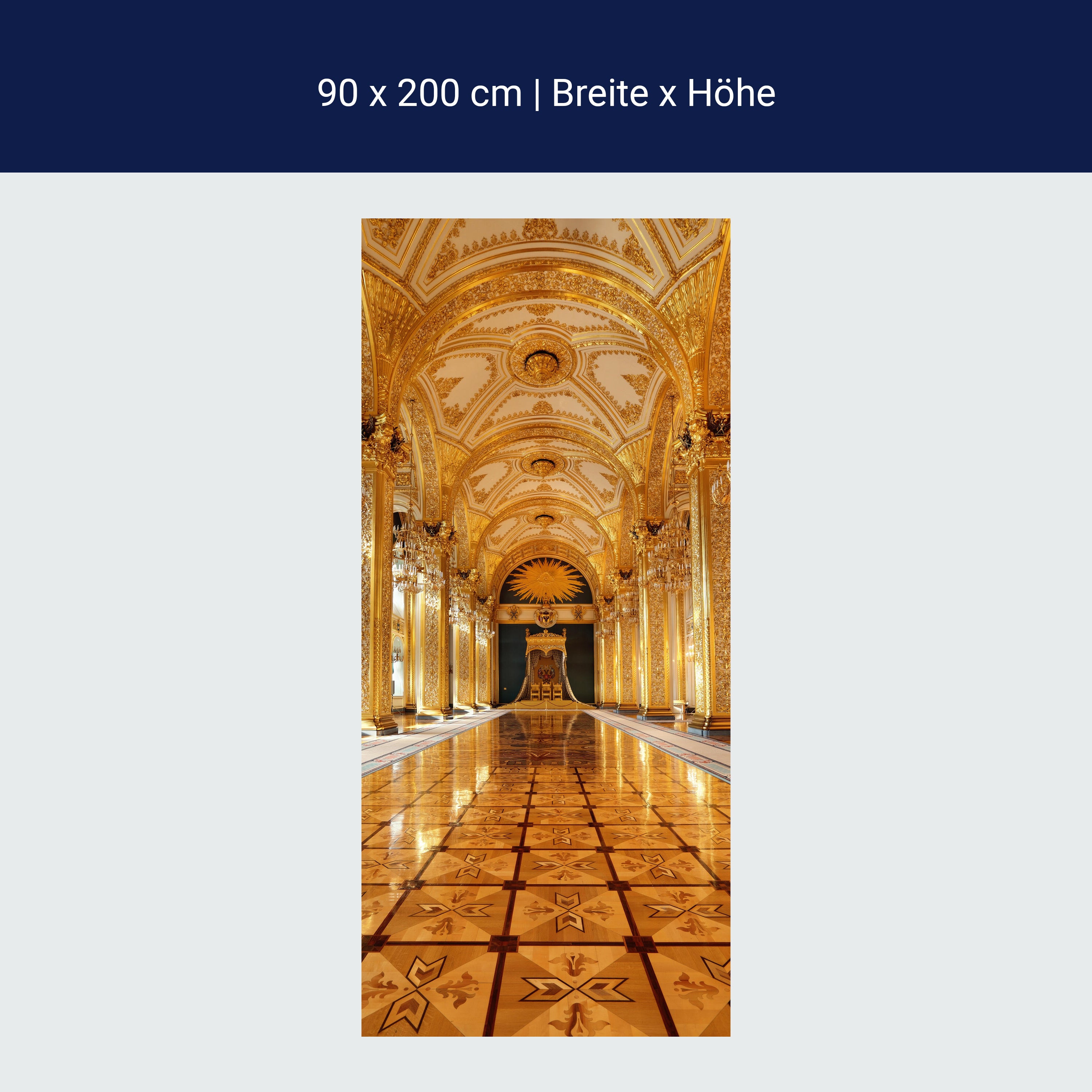 Türtapete Thron-saal in Moskau, Russland, Kunst M1072 Türtapete Thron-saal in Moskau, Russland, Kunst M1072