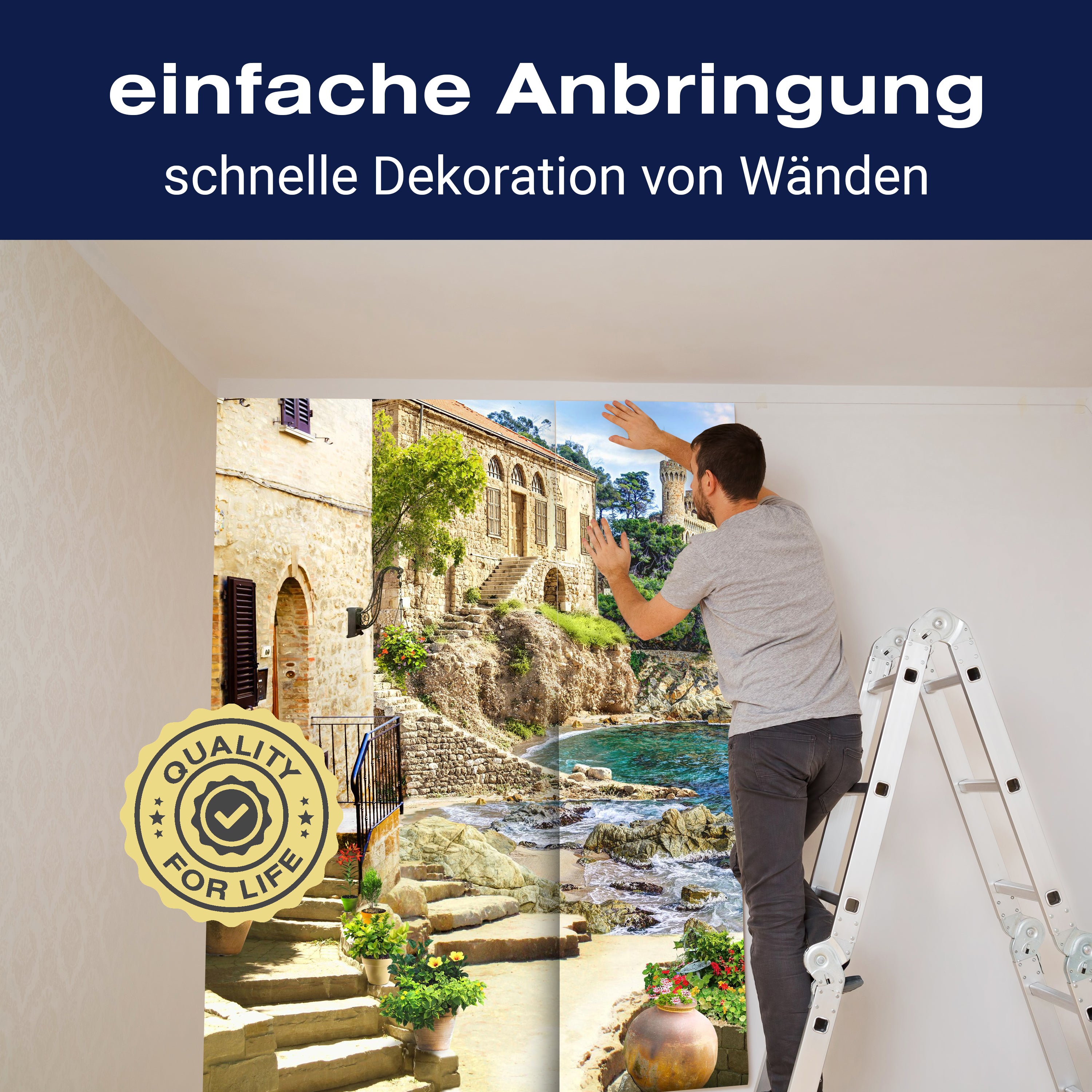 Fototapete Meer Burg Küste M1074 - Bild 3 Fototapete Meer Burg Küste M1074 - Bild 3