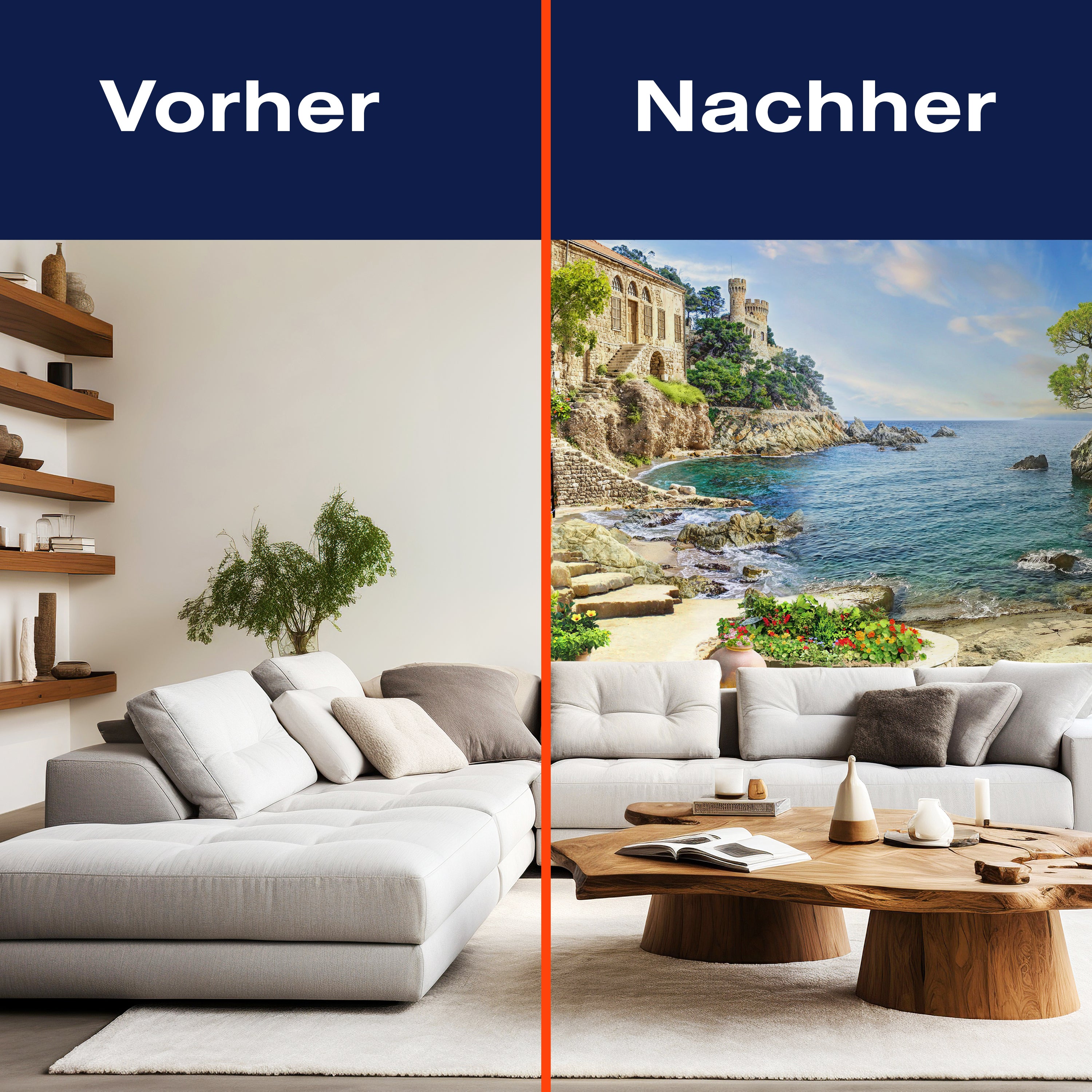 Fototapete Meer Burg Küste M1074 - Bild 9 Fototapete Meer Burg Küste M1074 - Bild 9