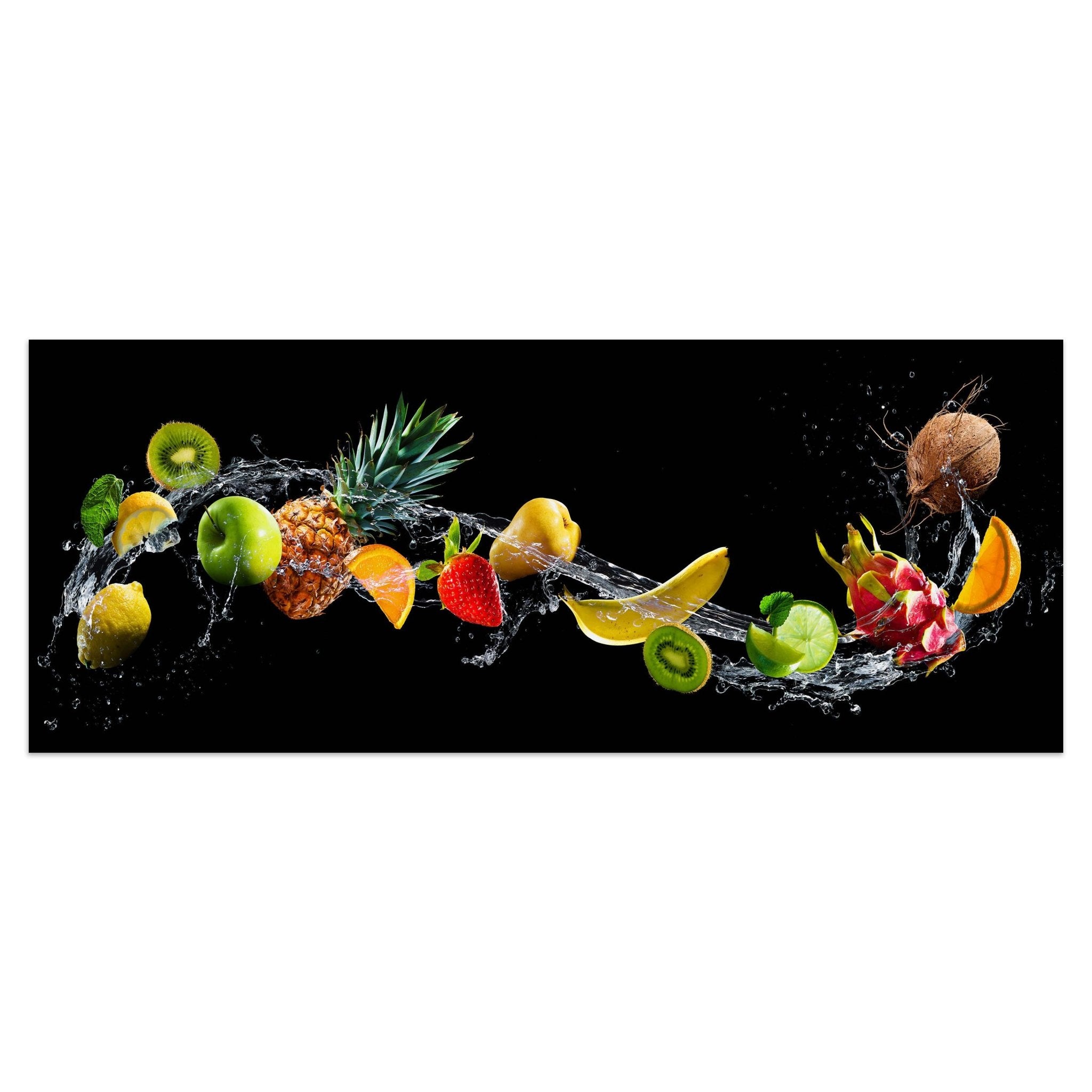 Leinwandbild Früchte & Wasser, Banane, Kiwi, Orange M1075 kaufen - Bild 1 Leinwandbild Früchte & Wasser, Banane, Kiwi, Orange M1075 kaufen - Bild 1