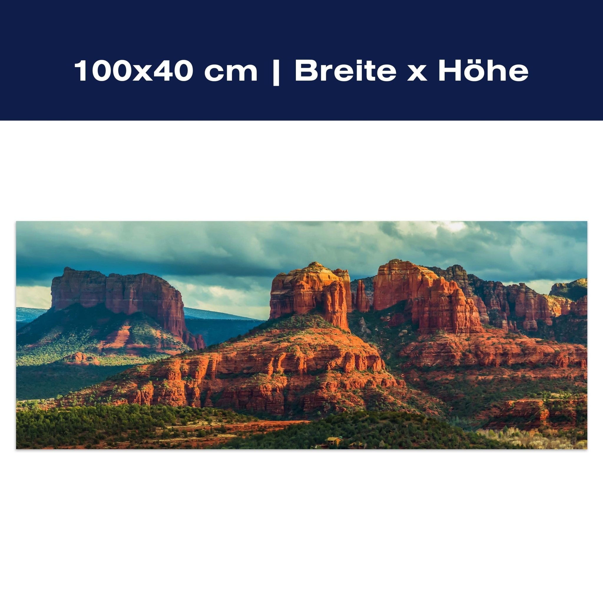 Leinwandbild Bergpanorama, Canyon, Felsen, Steppe M1077 Leinwandbild Bergpanorama, Canyon, Felsen, Steppe M1077