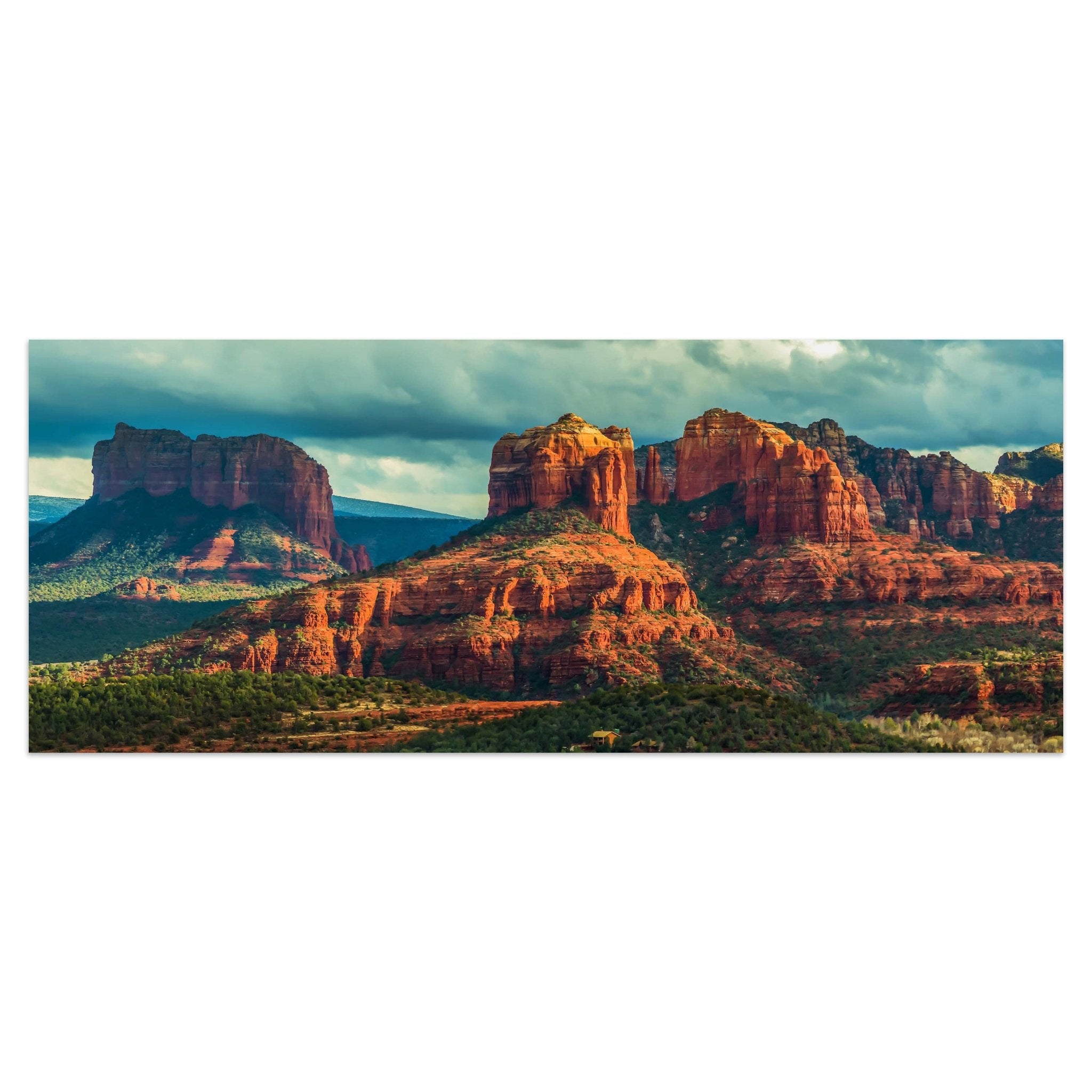 Leinwandbild Bergpanorama, Canyon, Felsen, Steppe M1077 kaufen - Bild 1 Leinwandbild Bergpanorama, Canyon, Felsen, Steppe M1077 kaufen - Bild 1