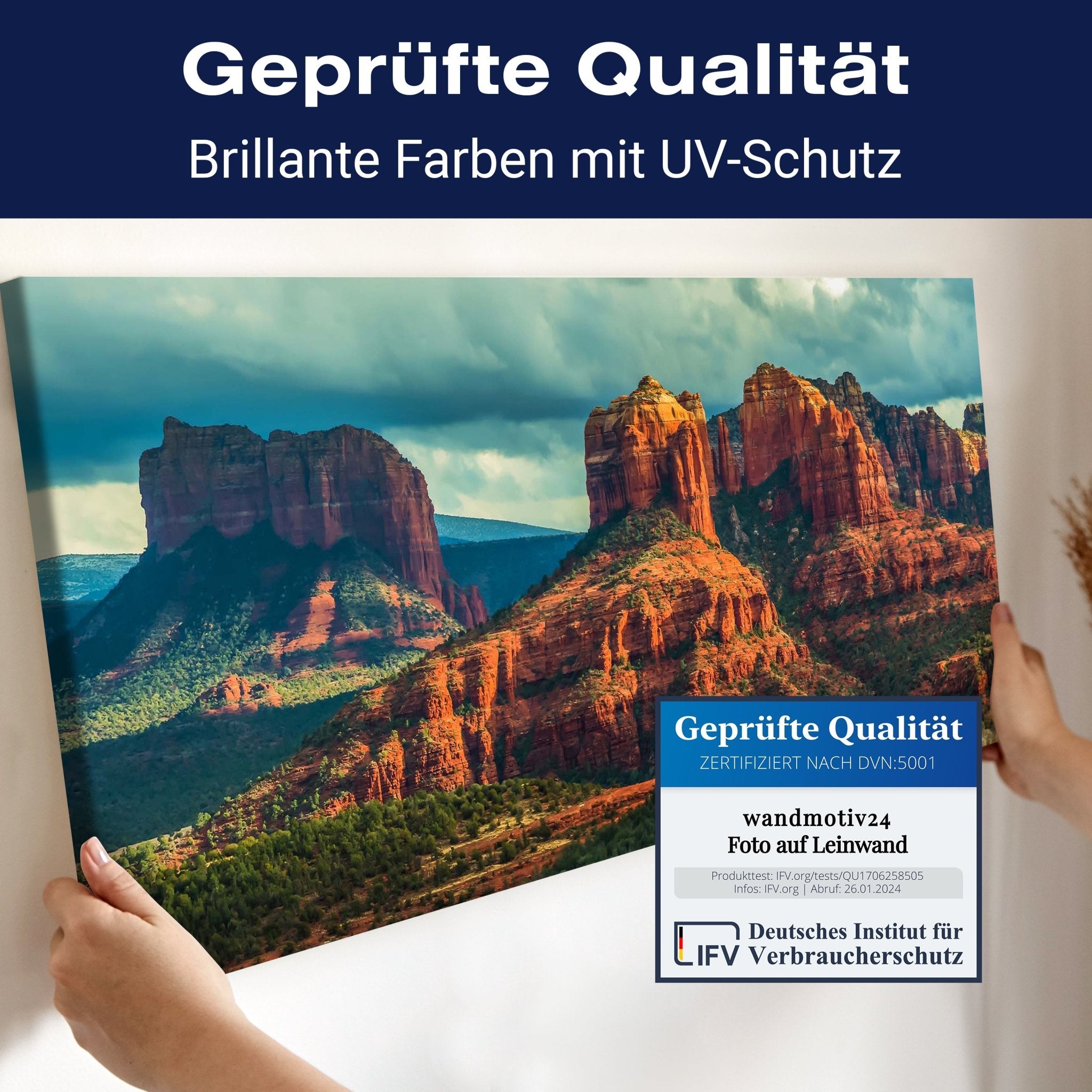 Leinwandbild Bergpanorama, Canyon, Felsen, Steppe M1077 kaufen - Bild 4 Leinwandbild Bergpanorama, Canyon, Felsen, Steppe M1077 kaufen - Bild 4