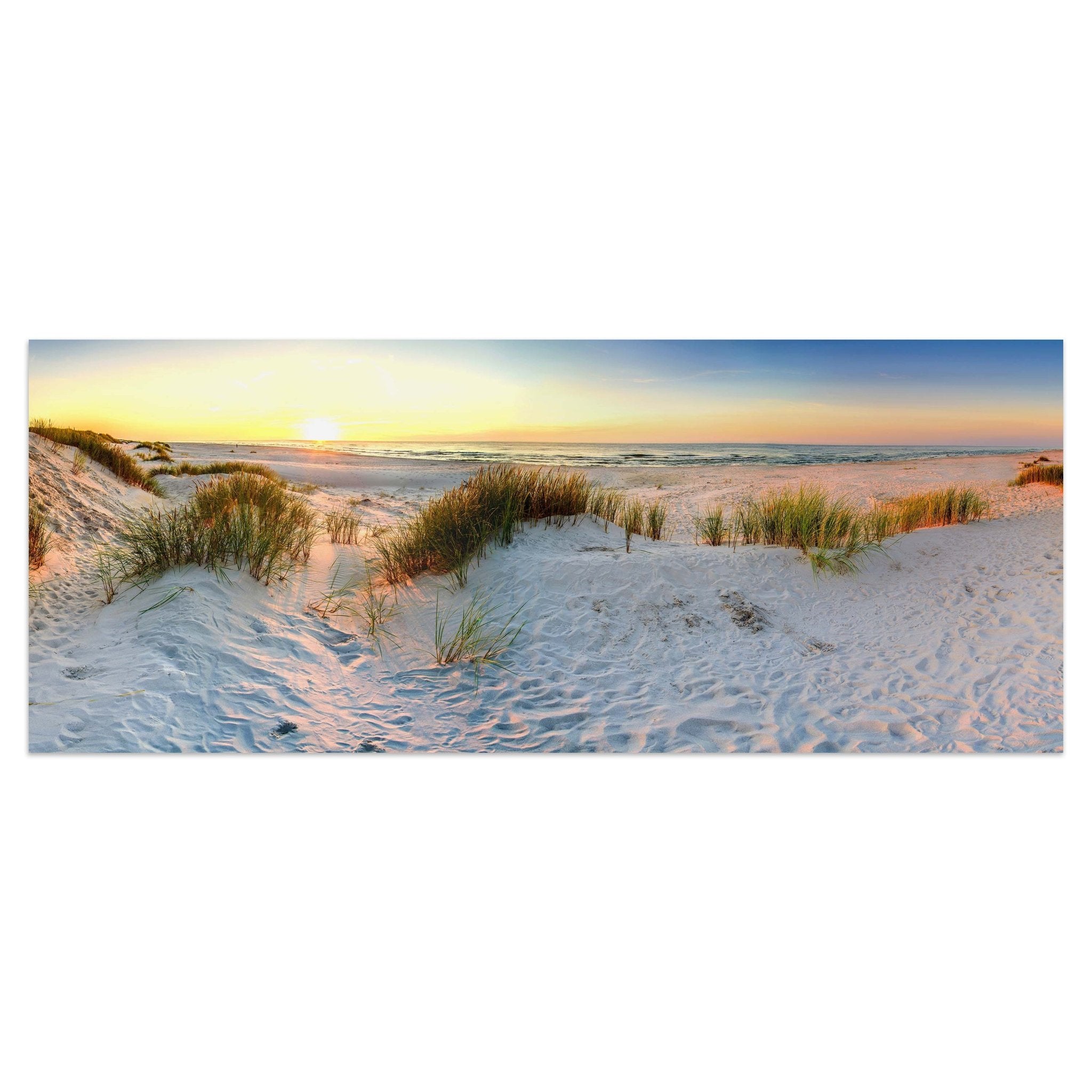 Leinwandbild Strand am Abend, Sonne, Meer, Sand M1079 kaufen - Bild 1 Leinwandbild Strand am Abend, Sonne, Meer, Sand M1079 kaufen - Bild 1