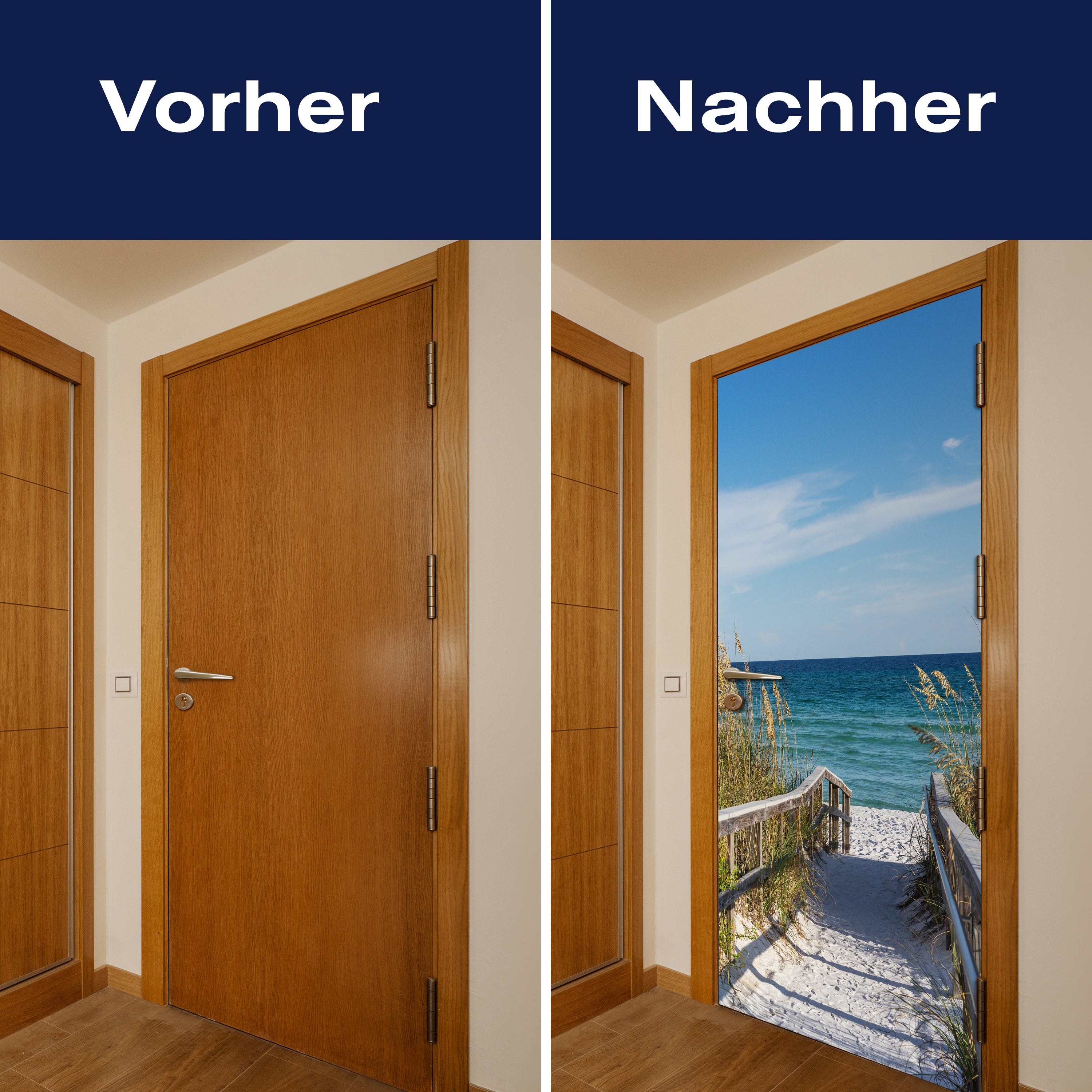 Türtapete Weg zum Meer, Sand-strand, Ozean, Gräser M1079 - Bild 10 Türtapete Weg zum Meer, Sand-strand, Ozean, Gräser M1079 - Bild 10