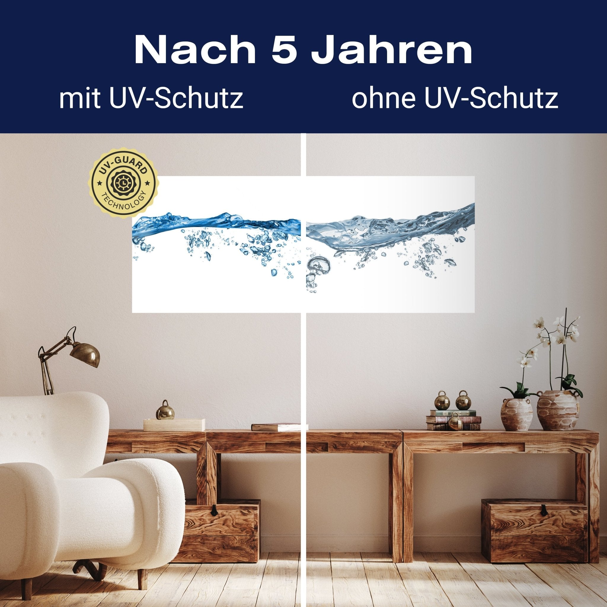 Leinwandbild Wasser mit Luftblasen, frisch, Luft M1085 kaufen - Bild 9 Leinwandbild Wasser mit Luftblasen, frisch, Luft M1085 kaufen - Bild 9