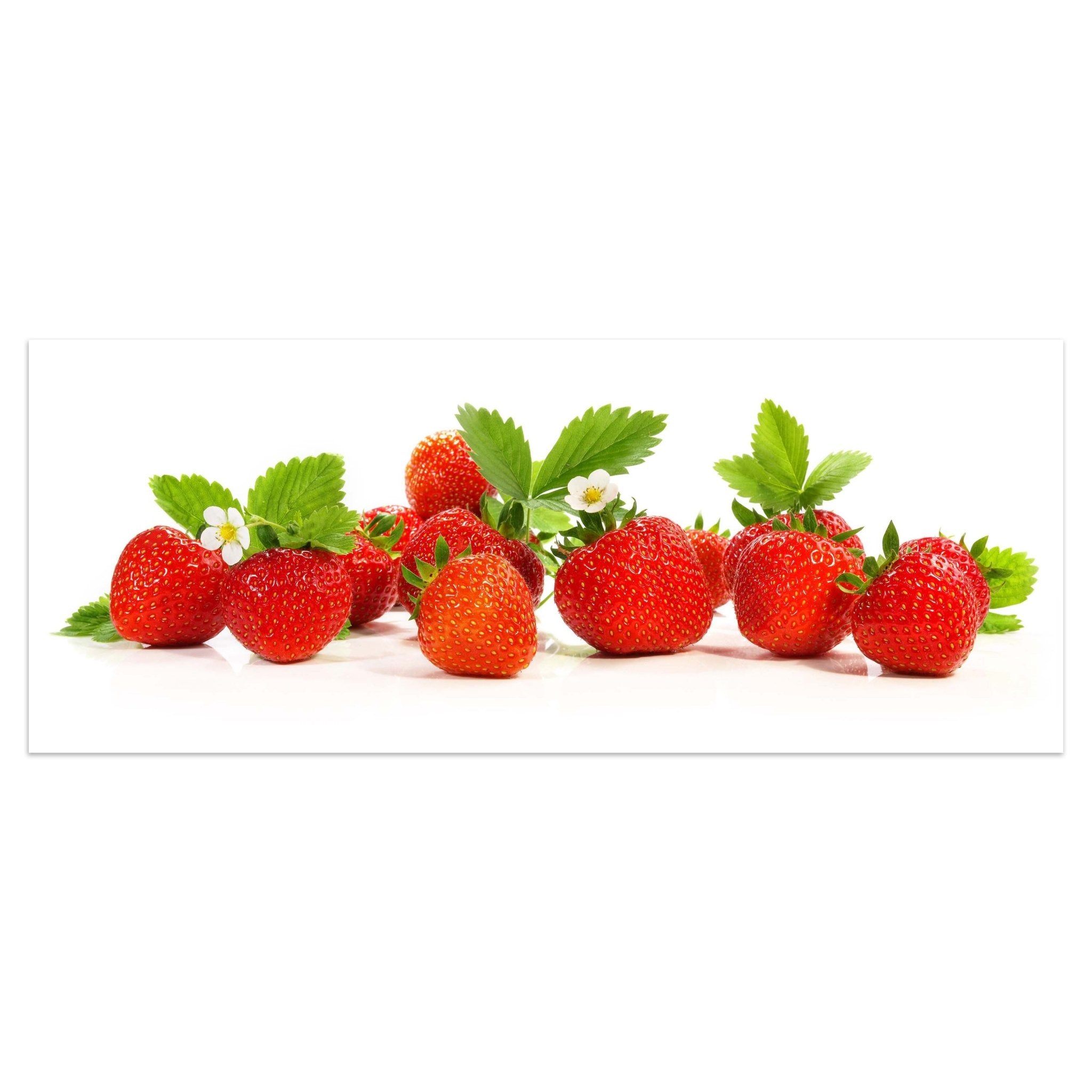 Leinwandbild frische Erdbeeren, Rot, Grün, Obst M1086 kaufen - Bild 1 Leinwandbild frische Erdbeeren, Rot, Grün, Obst M1086 kaufen - Bild 1