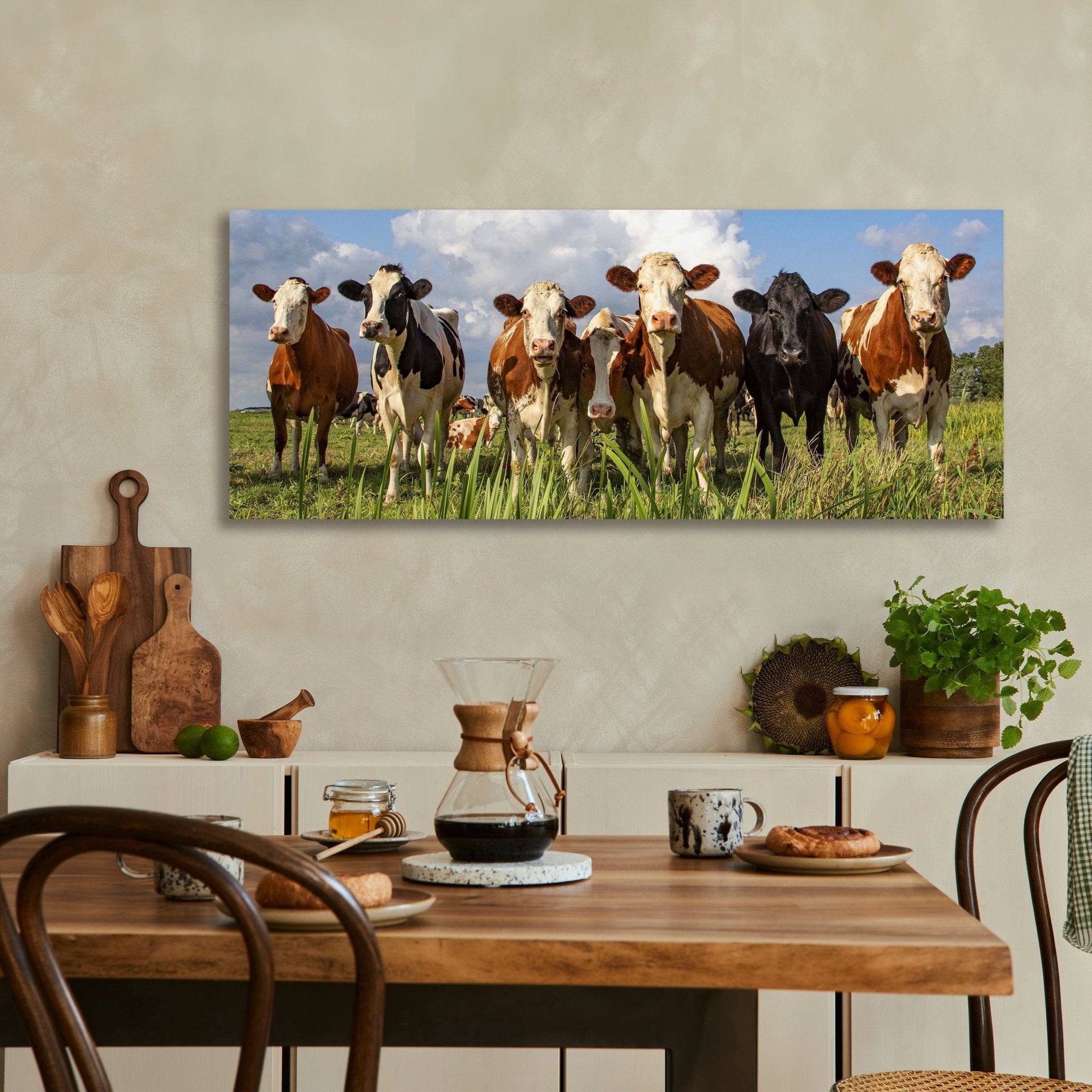 Leinwandbild Kühe auf der Weide, Tiere, Rinder, Kuh M1093 kaufen - Bild 3 Leinwandbild Kühe auf der Weide, Tiere, Rinder, Kuh M1093 kaufen - Bild 3