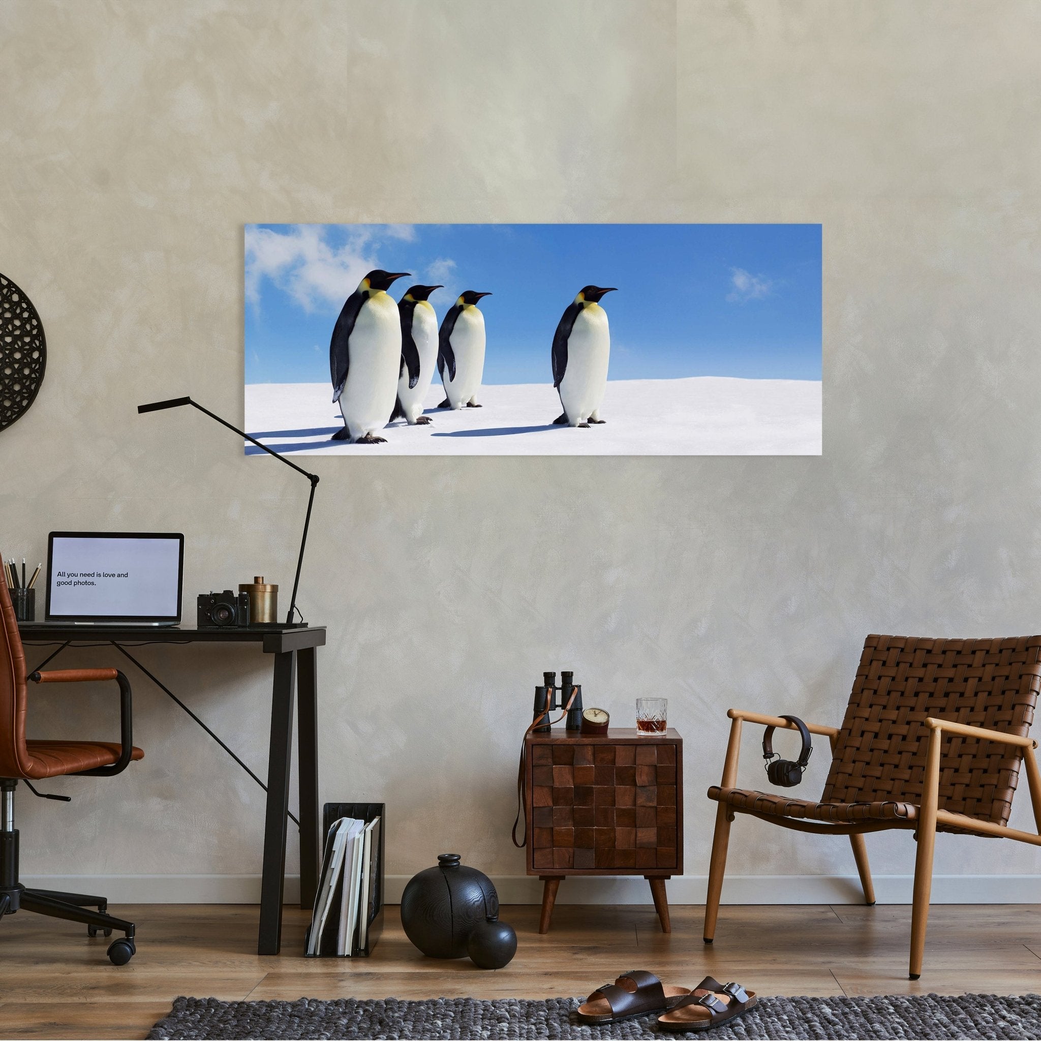 Leinwandbild Königspinguine, Pinguine, Eis, Tiere M1095 kaufen - Bild 2 Leinwandbild Königspinguine, Pinguine, Eis, Tiere M1095 kaufen - Bild 2