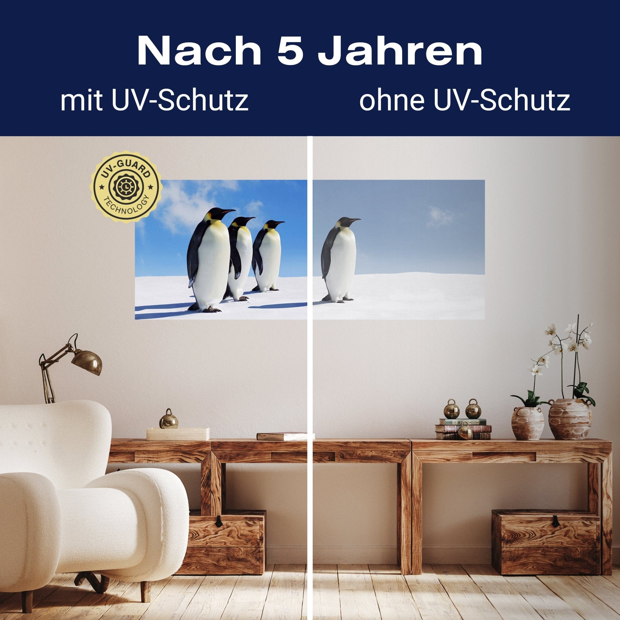 Leinwandbild Königspinguine, Pinguine, Eis, Tiere M1095 kaufen - Bild 9 Leinwandbild Königspinguine, Pinguine, Eis, Tiere M1095 kaufen - Bild 9
