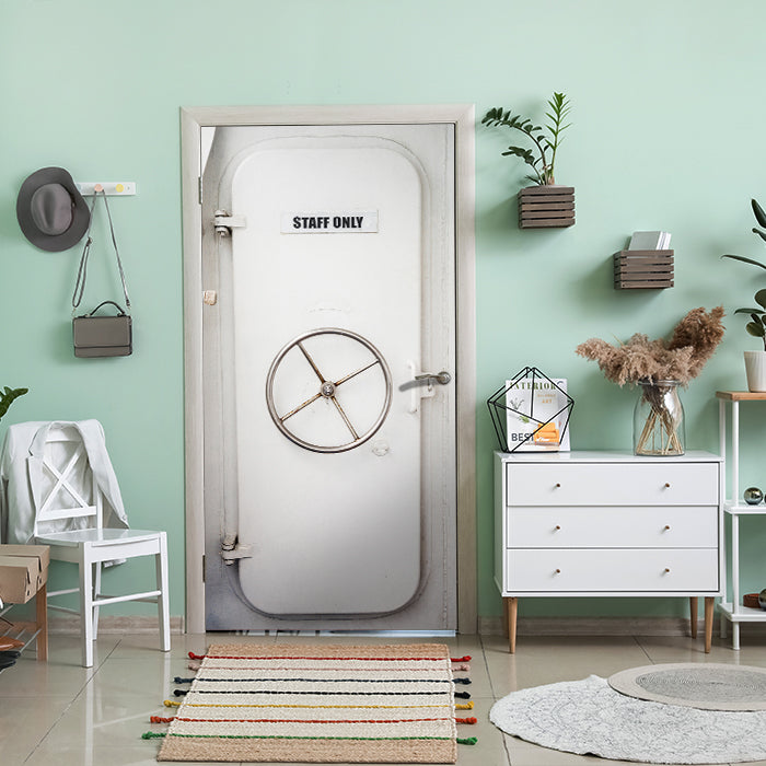 Türtapete Schiffs-tür, Dreh-rad, See-fahrt M1096 - Bild 1 Türtapete Schiffs-tür, Dreh-rad, See-fahrt M1096 - Bild 1