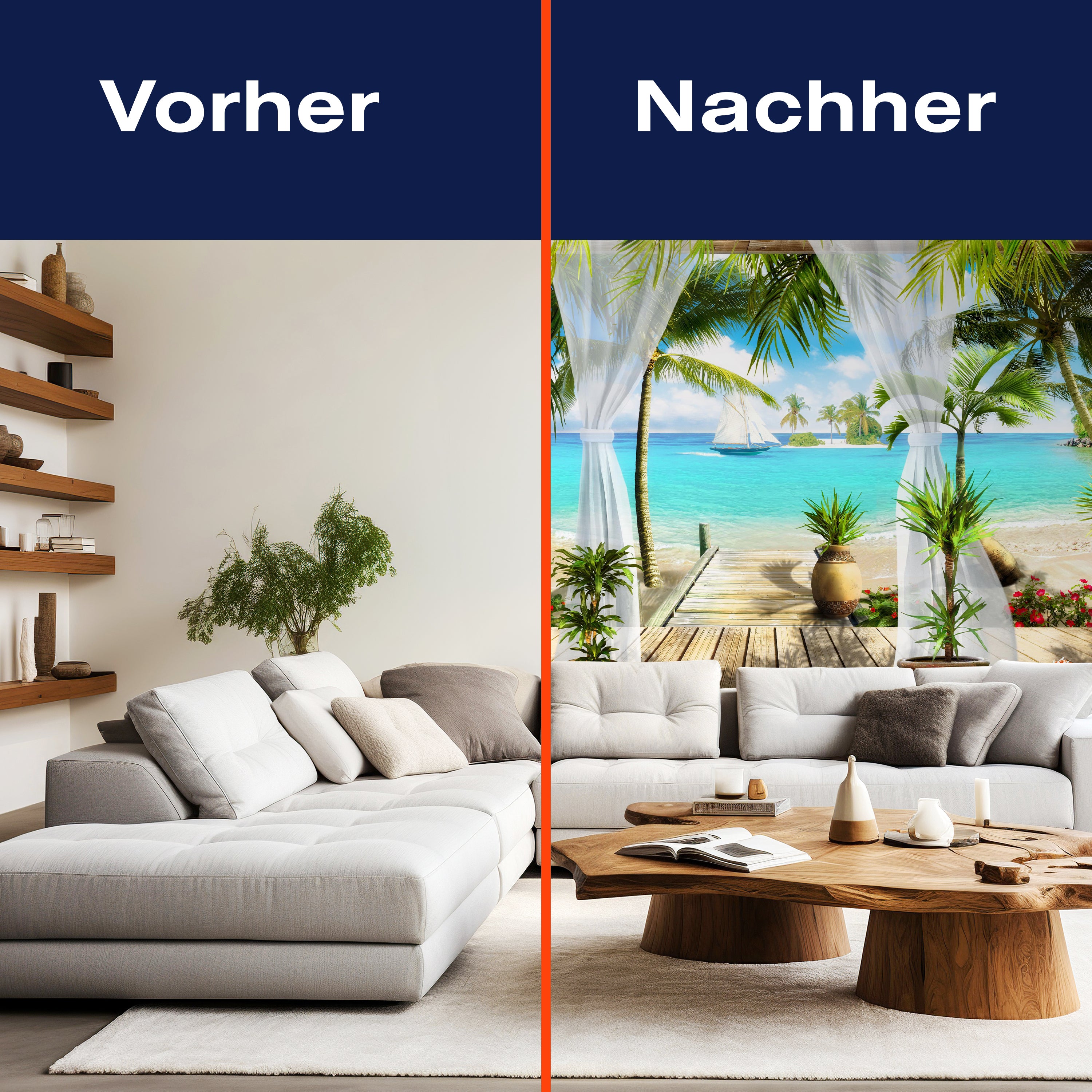 Fototapete Strandblick Meer Segelschiffe M1098 - Bild 9 Fototapete Strandblick Meer Segelschiffe M1098 - Bild 9