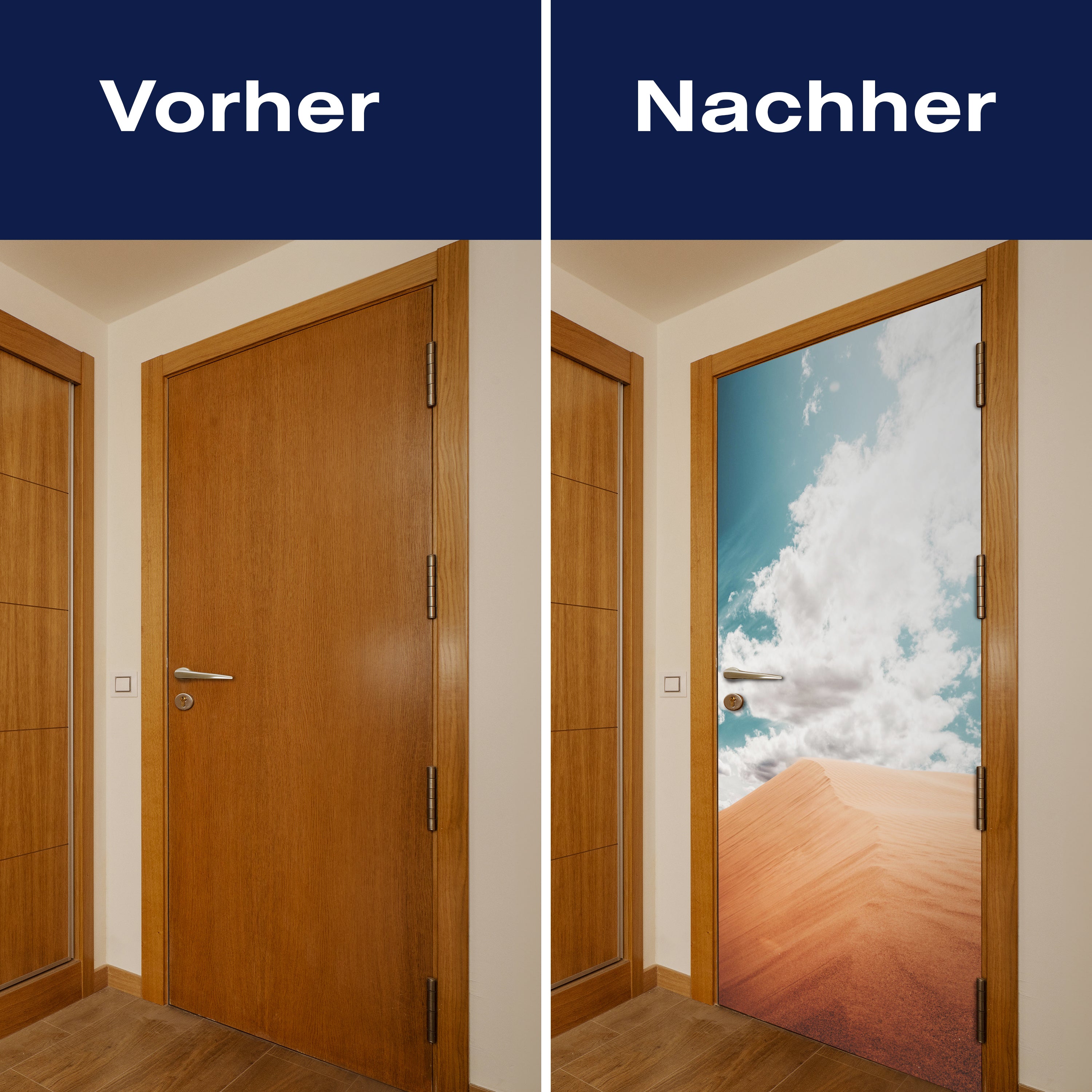 Türtapete Düne in den Himmel, Sand, Wüste, Wolken M1099 - Bild 10 Türtapete Düne in den Himmel, Sand, Wüste, Wolken M1099 - Bild 10