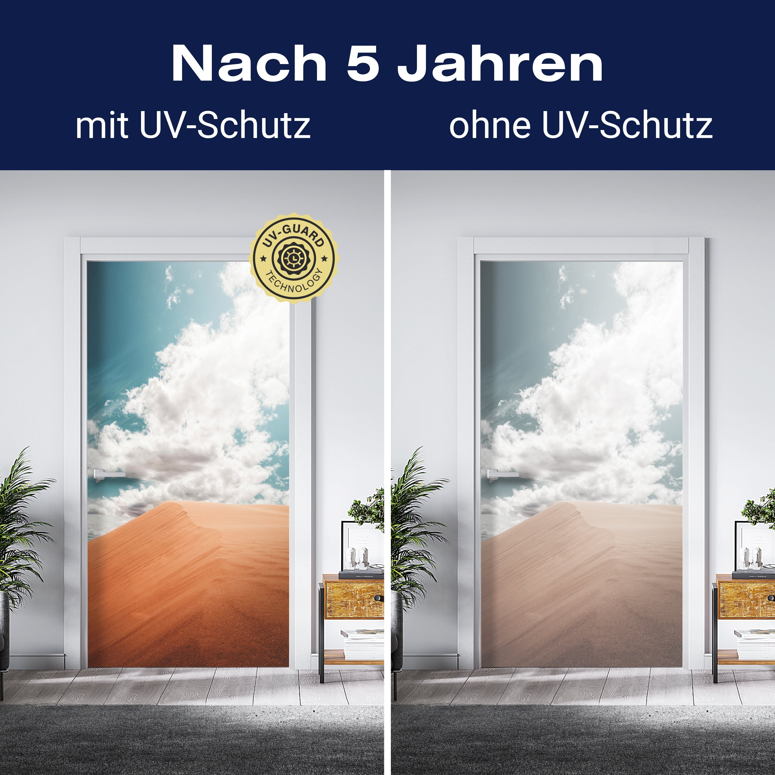 Türtapete Düne in den Himmel, Sand, Wüste, Wolken M1099 - Bild 4 Türtapete Düne in den Himmel, Sand, Wüste, Wolken M1099 - Bild 4