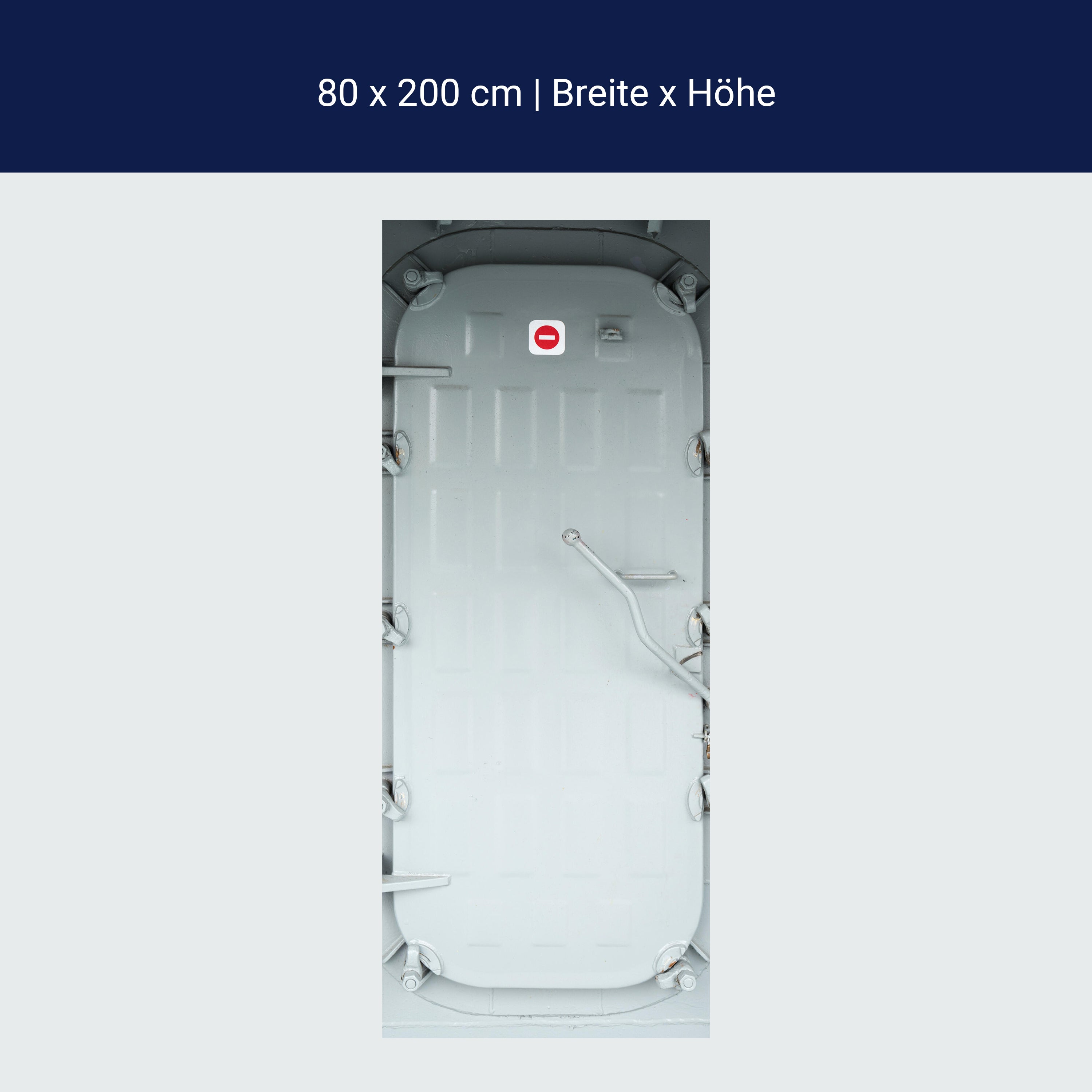 Türtapete Schiffs-schleuse, Grau, See-fahrt M1102 Türtapete Schiffs-schleuse, Grau, See-fahrt M1102