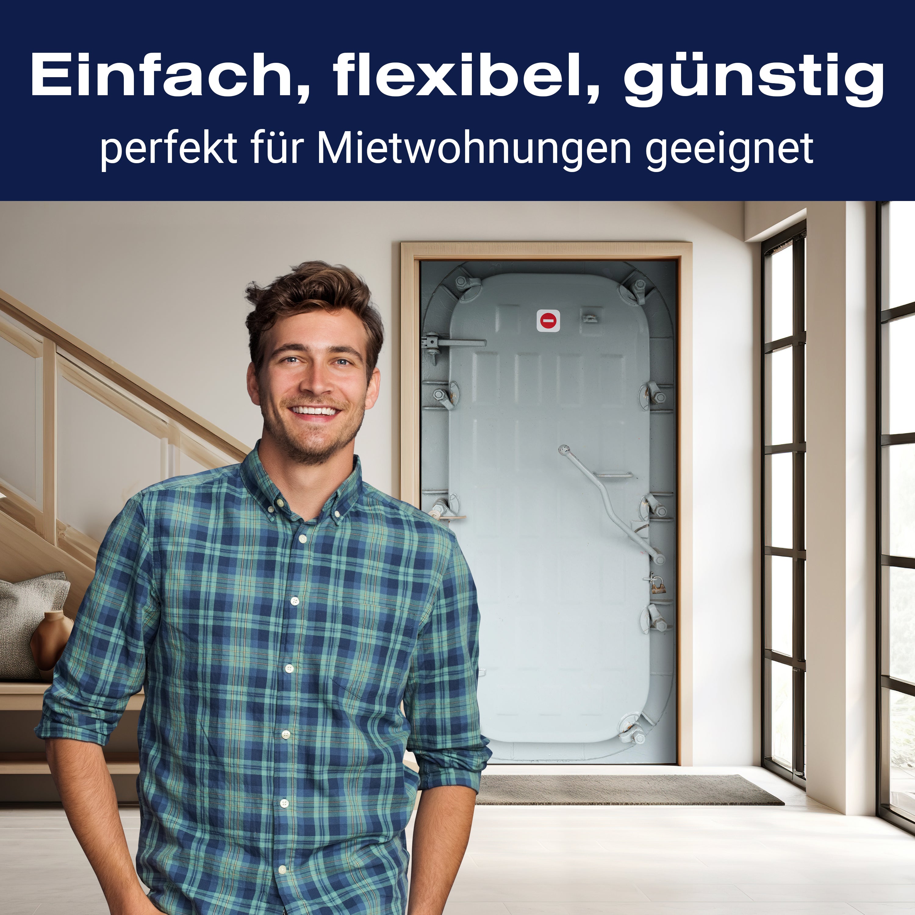 Türtapete Schiffs-schleuse, Grau, See-fahrt M1102 - Bild 3 Türtapete Schiffs-schleuse, Grau, See-fahrt M1102 - Bild 3