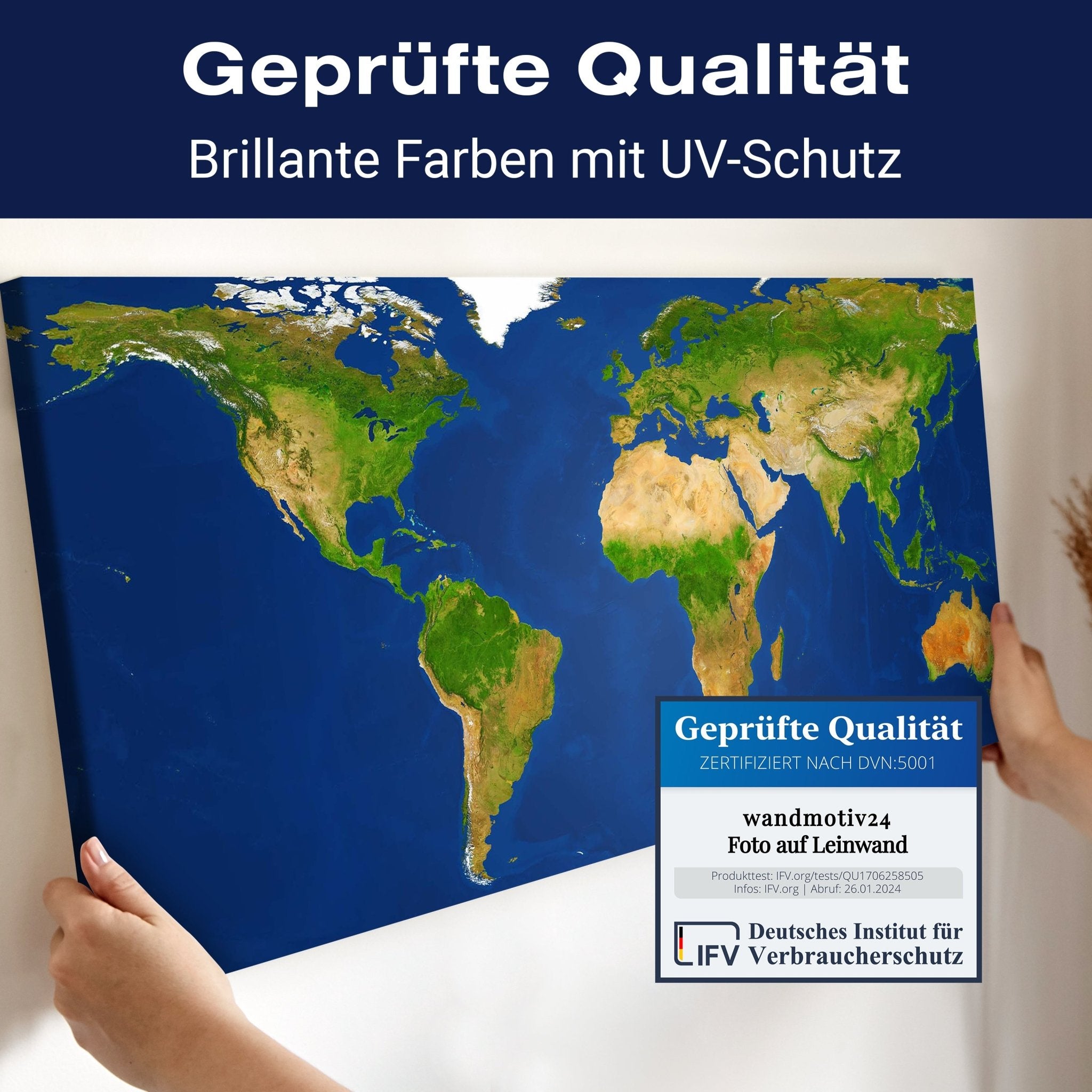 Leinwandbild Weltkarte, Erde, Kontinente, Meere M1103 kaufen - Bild 4 Leinwandbild Weltkarte, Erde, Kontinente, Meere M1103 kaufen - Bild 4