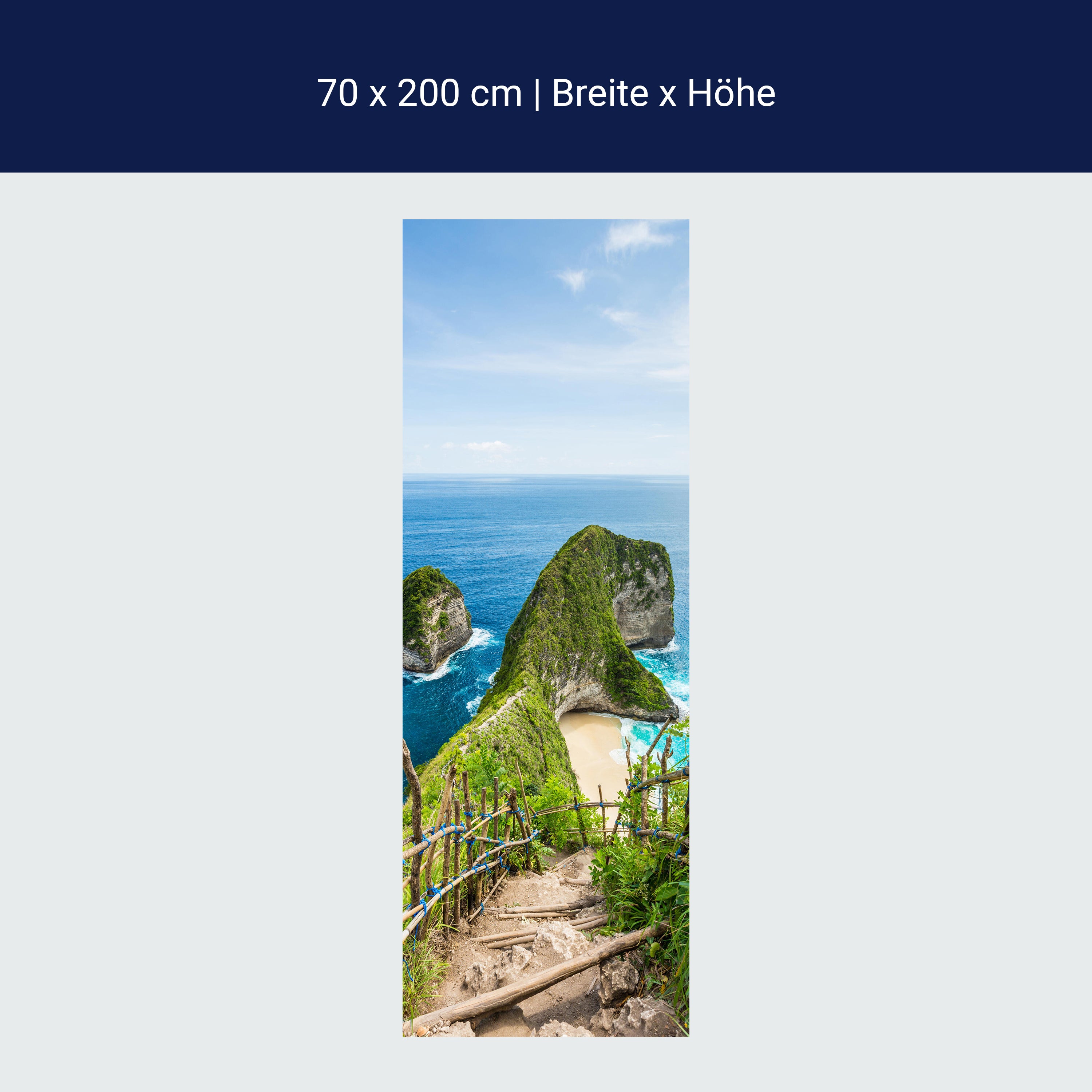 Türtapete Kelingking beach auf Bali, Asien, Urlaub M1104 Türtapete Kelingking beach auf Bali, Asien, Urlaub M1104