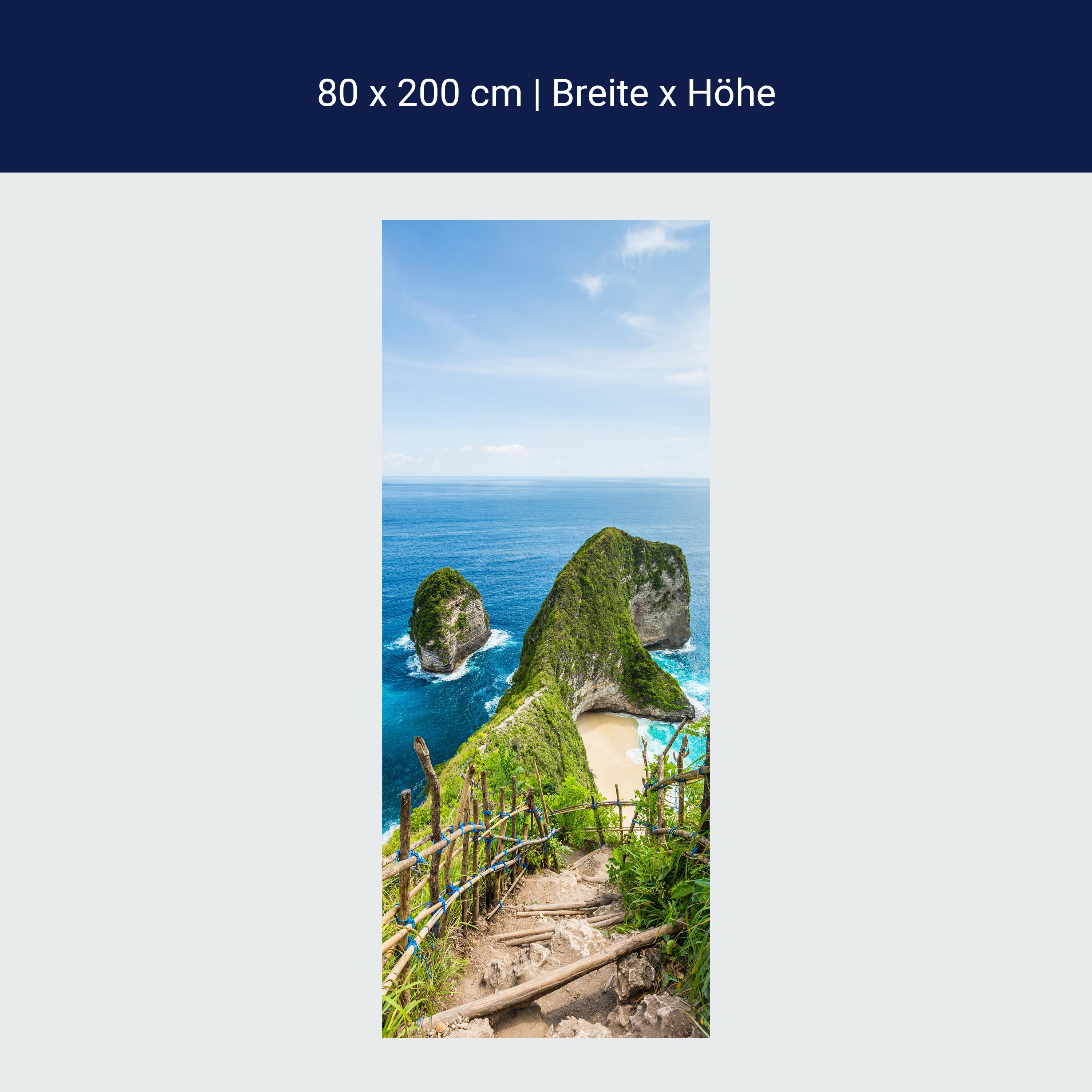 Türtapete Kelingking beach auf Bali, Asien, Urlaub M1104 Türtapete Kelingking beach auf Bali, Asien, Urlaub M1104