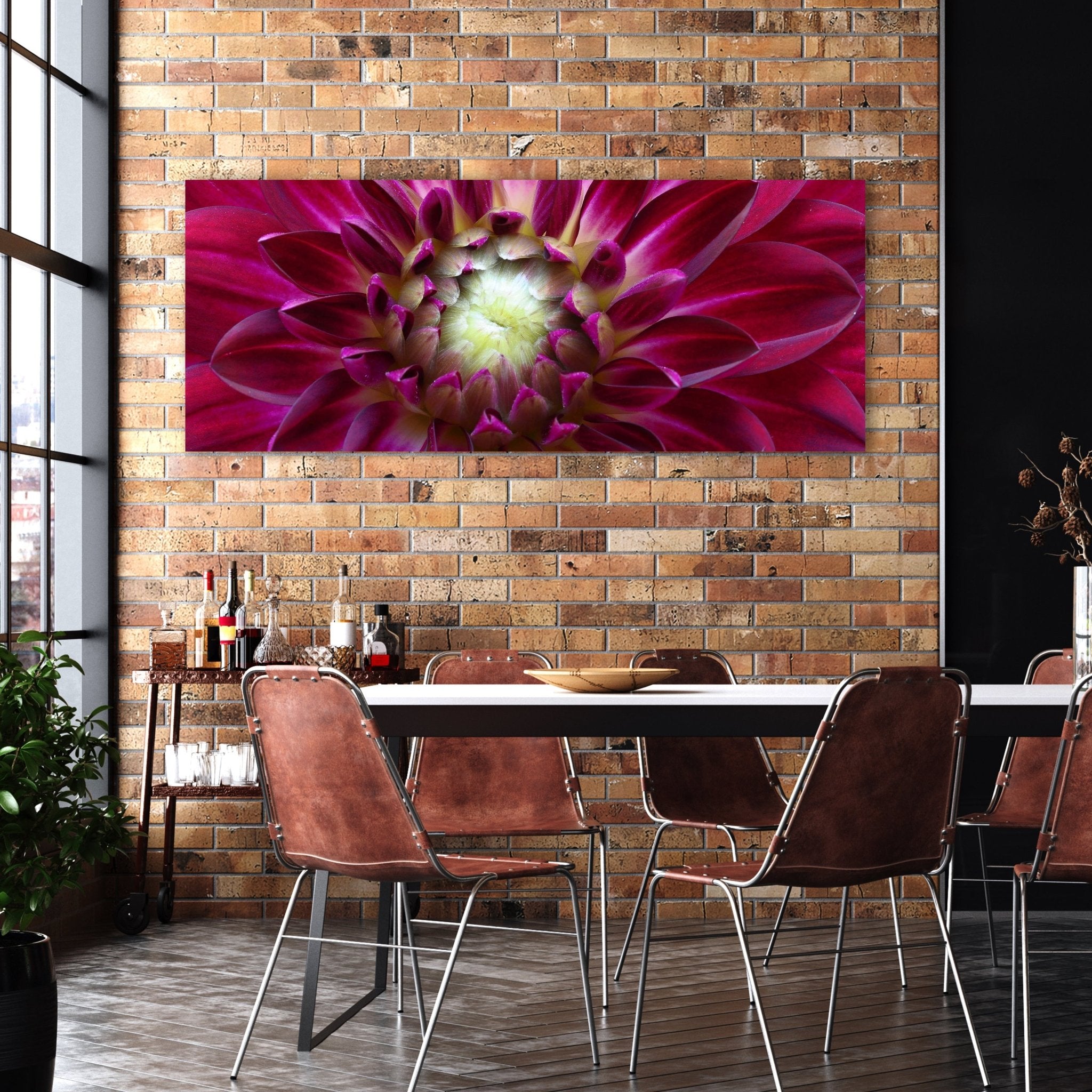 Leinwandbild Blume Blüte Aster pink M1122 kaufen - Bild 2 Leinwandbild Blume Blüte Aster pink M1122 kaufen - Bild 2