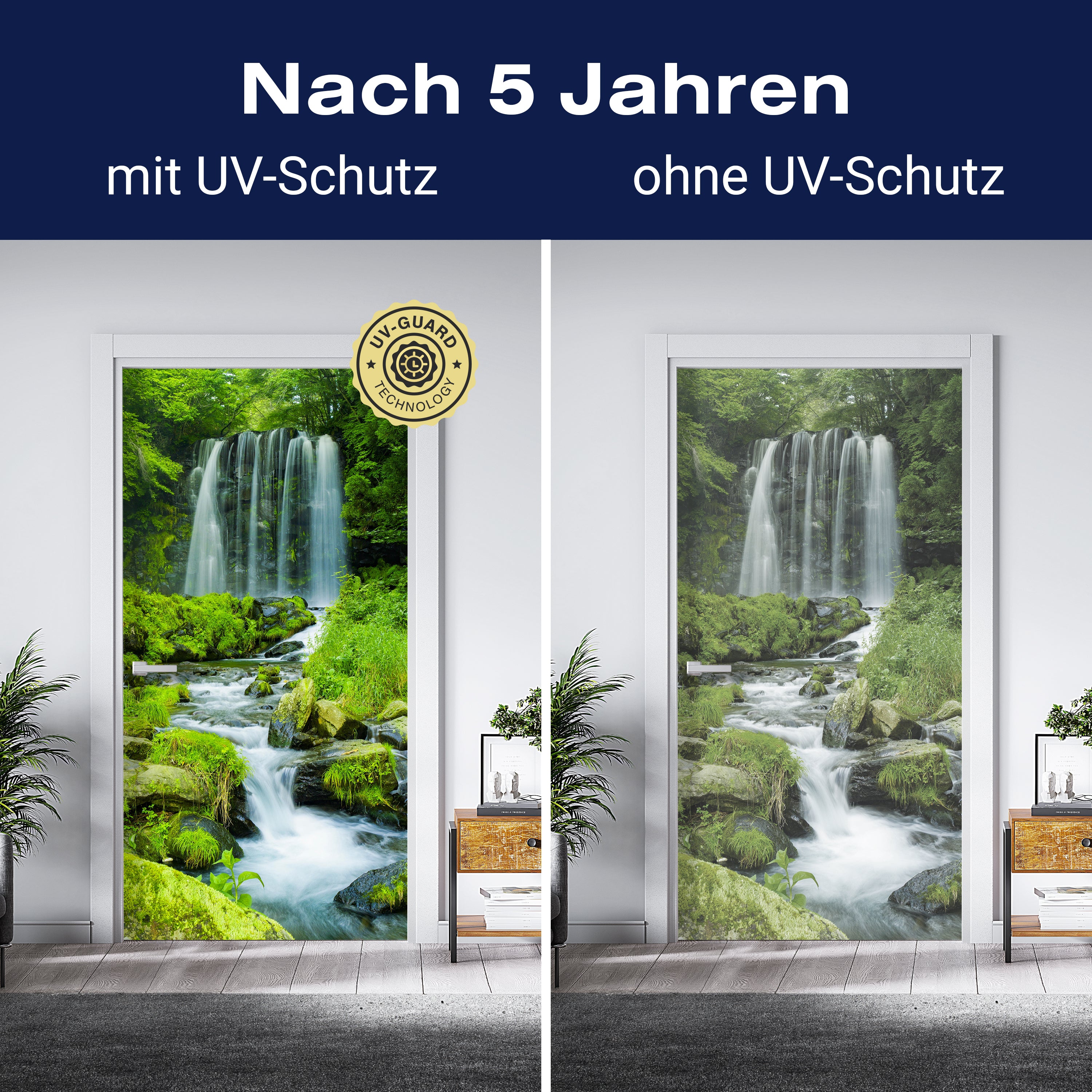 Türtapete Wasserfall im Dschungel, Wald, Wasser M1122 - Bild 4 Türtapete Wasserfall im Dschungel, Wald, Wasser M1122 - Bild 4