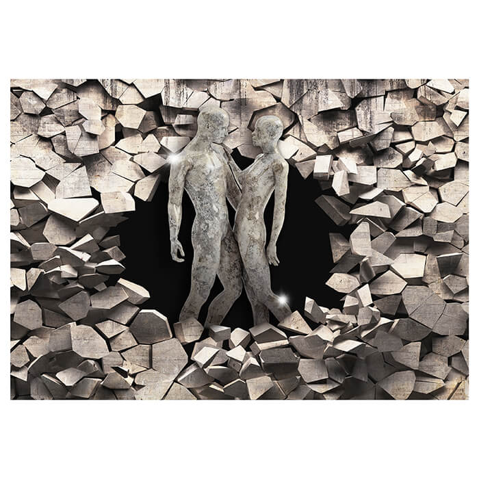 Fototapete 3D Abstrakt Liebe M1124 - Bild 2 Fototapete 3D Abstrakt Liebe M1124 - Bild 2