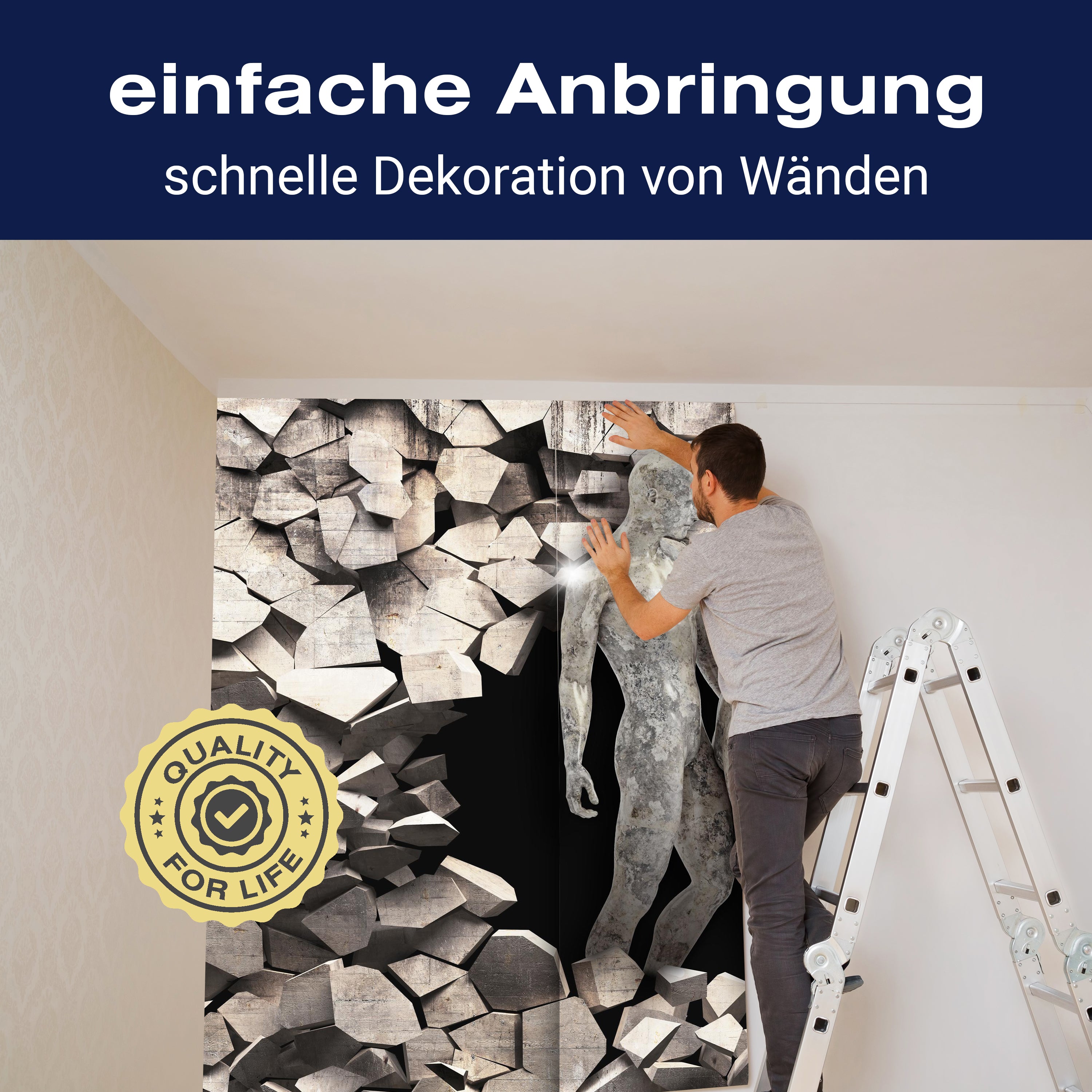 Fototapete 3D Abstrakt Liebe M1124 - Bild 3 Fototapete 3D Abstrakt Liebe M1124 - Bild 3