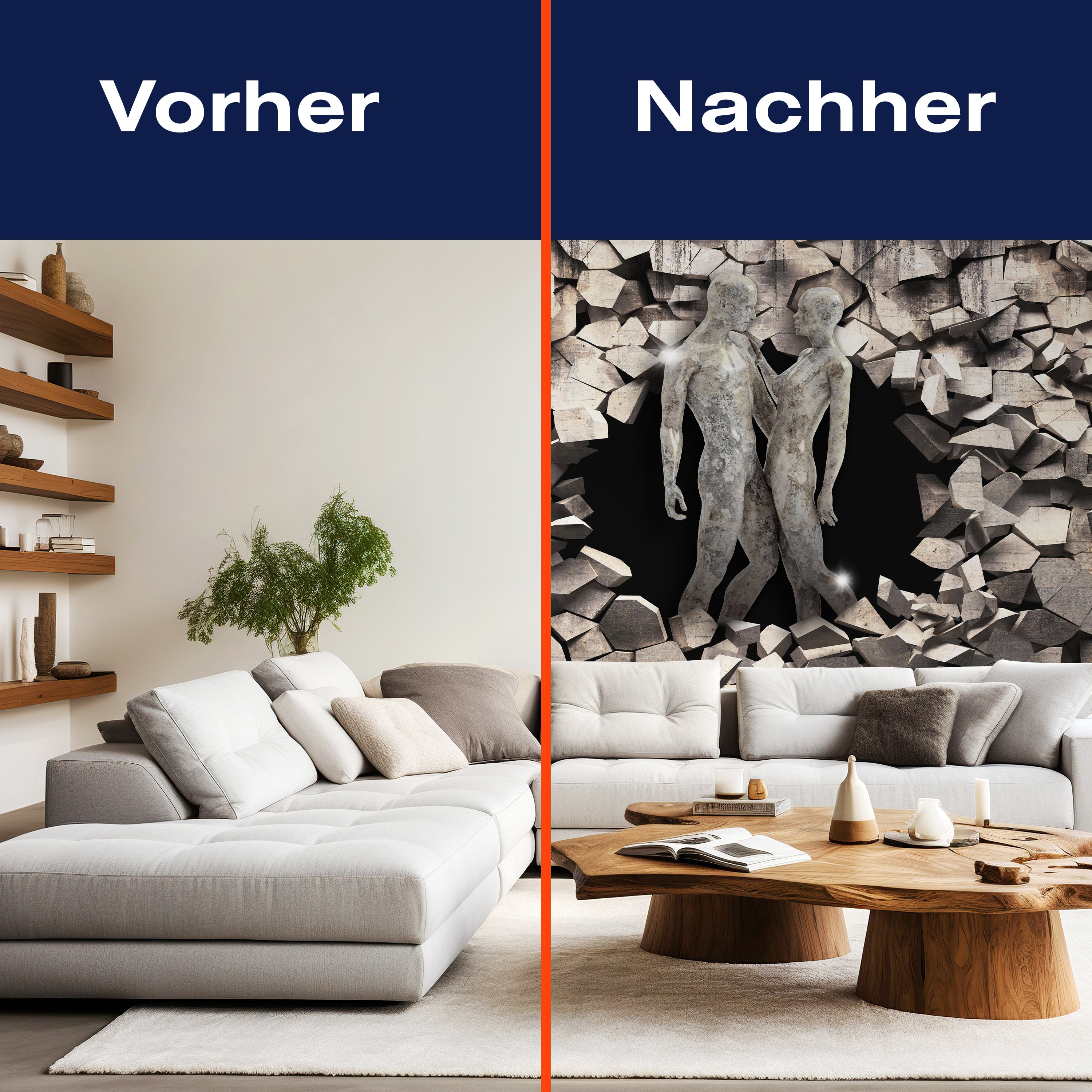 Fototapete 3D Abstrakt Liebe M1124 - Bild 9 Fototapete 3D Abstrakt Liebe M1124 - Bild 9