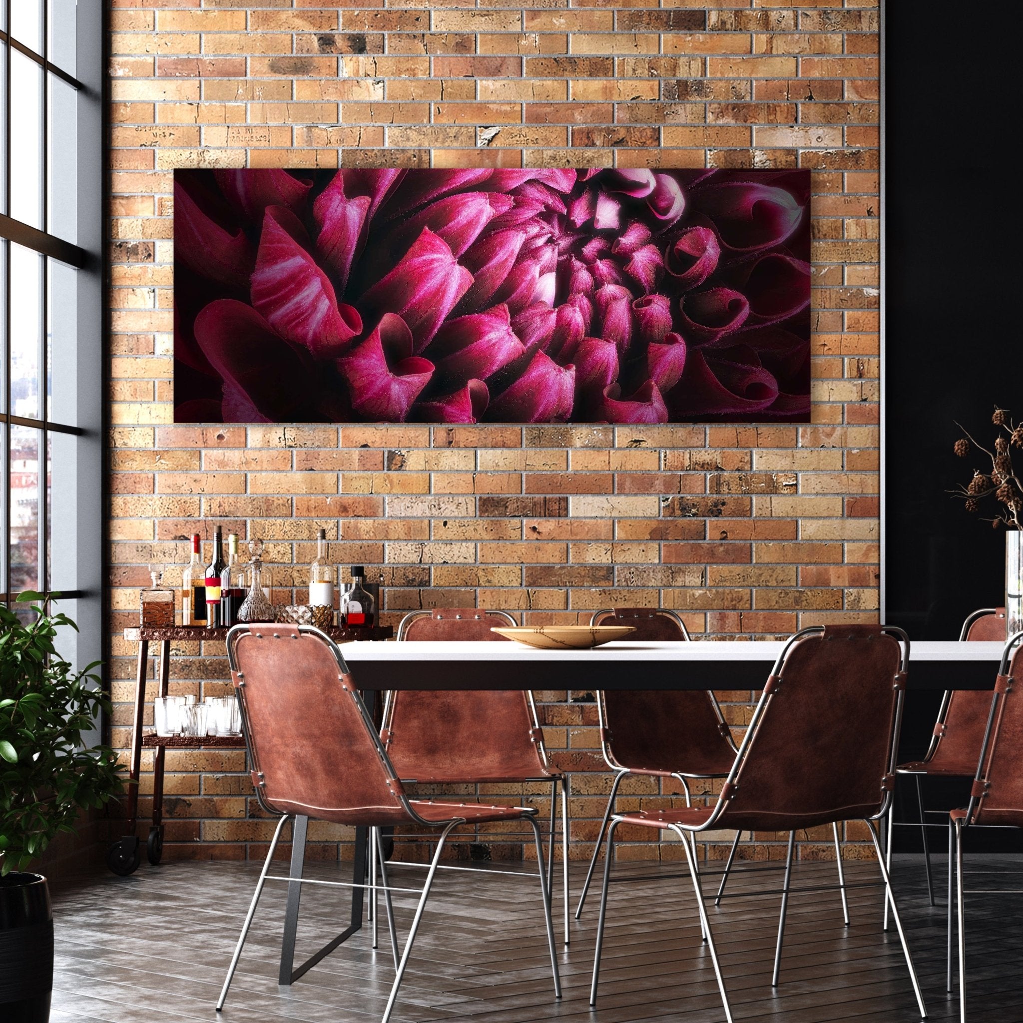 Leinwandbild Blume Blüte violett Chrysantheme M1125 kaufen - Bild 2 Leinwandbild Blume Blüte violett Chrysantheme M1125 kaufen - Bild 2