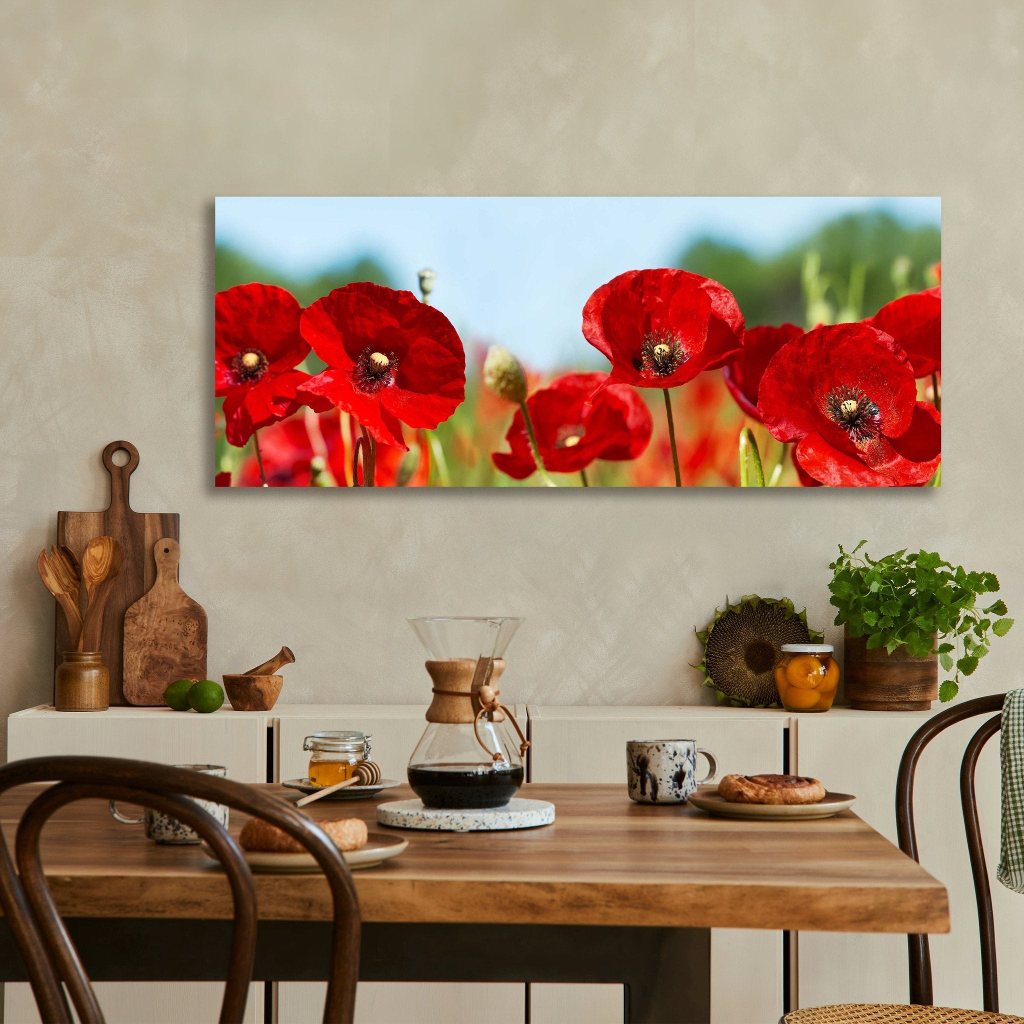 Leinwandbild Mohn Blüte Klatschmohn rot M1128 kaufen - Bild 3 Leinwandbild Mohn Blüte Klatschmohn rot M1128 kaufen - Bild 3