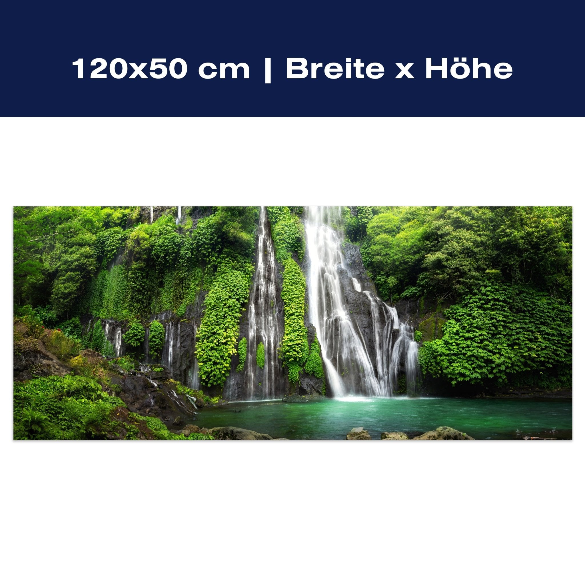 Leinwandbild Tropische Wasserlandschaft M1137 Leinwandbild Tropische Wasserlandschaft M1137