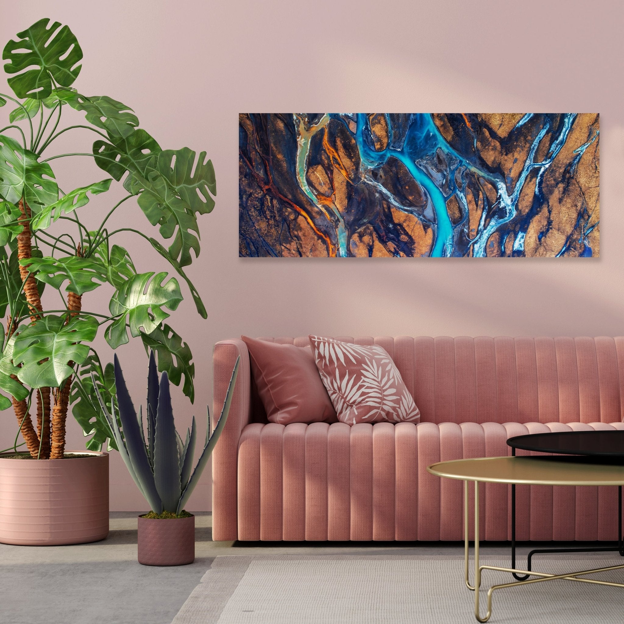 Leinwandbild Fluss in Island M1139 kaufen - Bild 3 Leinwandbild Fluss in Island M1139 kaufen - Bild 3