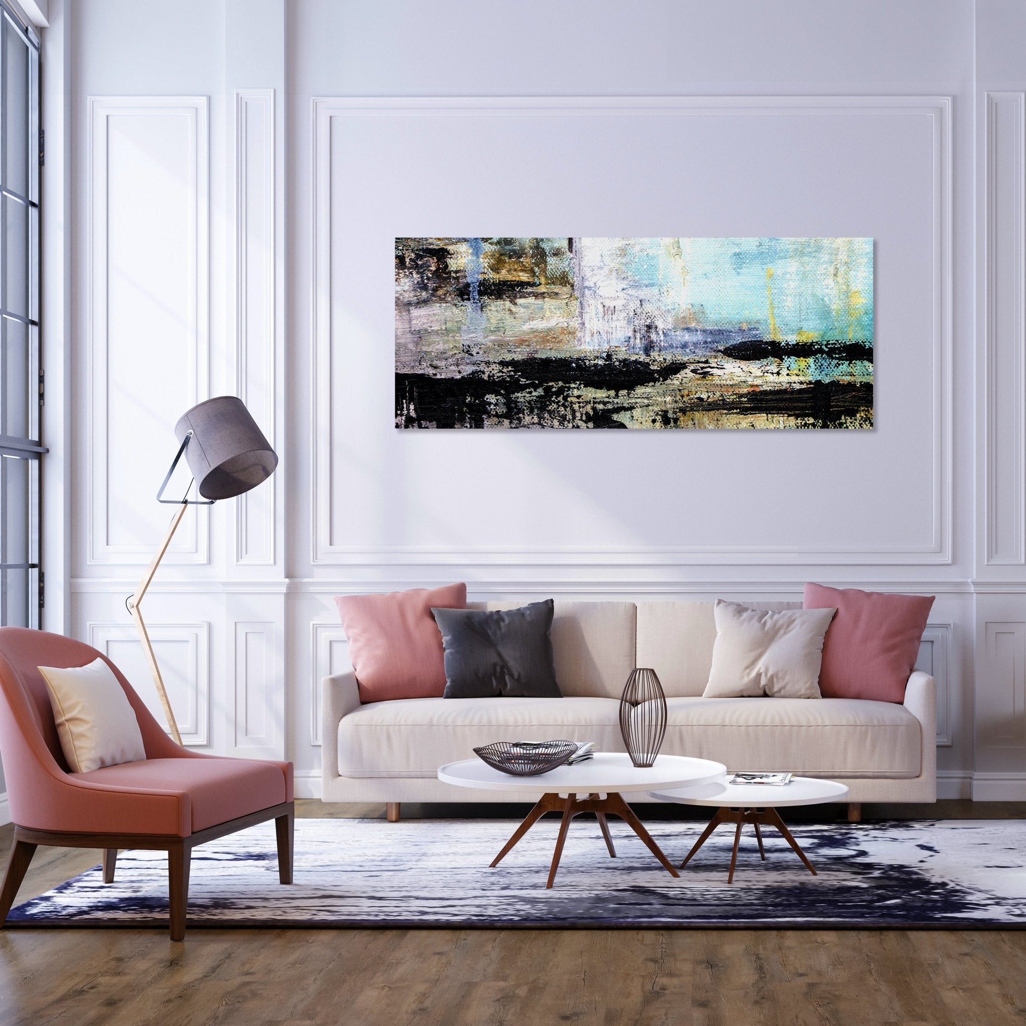 Leinwandbild Abstraktes Acrylbild auf Leinwand M1145 kaufen - Bild 2 Leinwandbild Abstraktes Acrylbild auf Leinwand M1145 kaufen - Bild 2