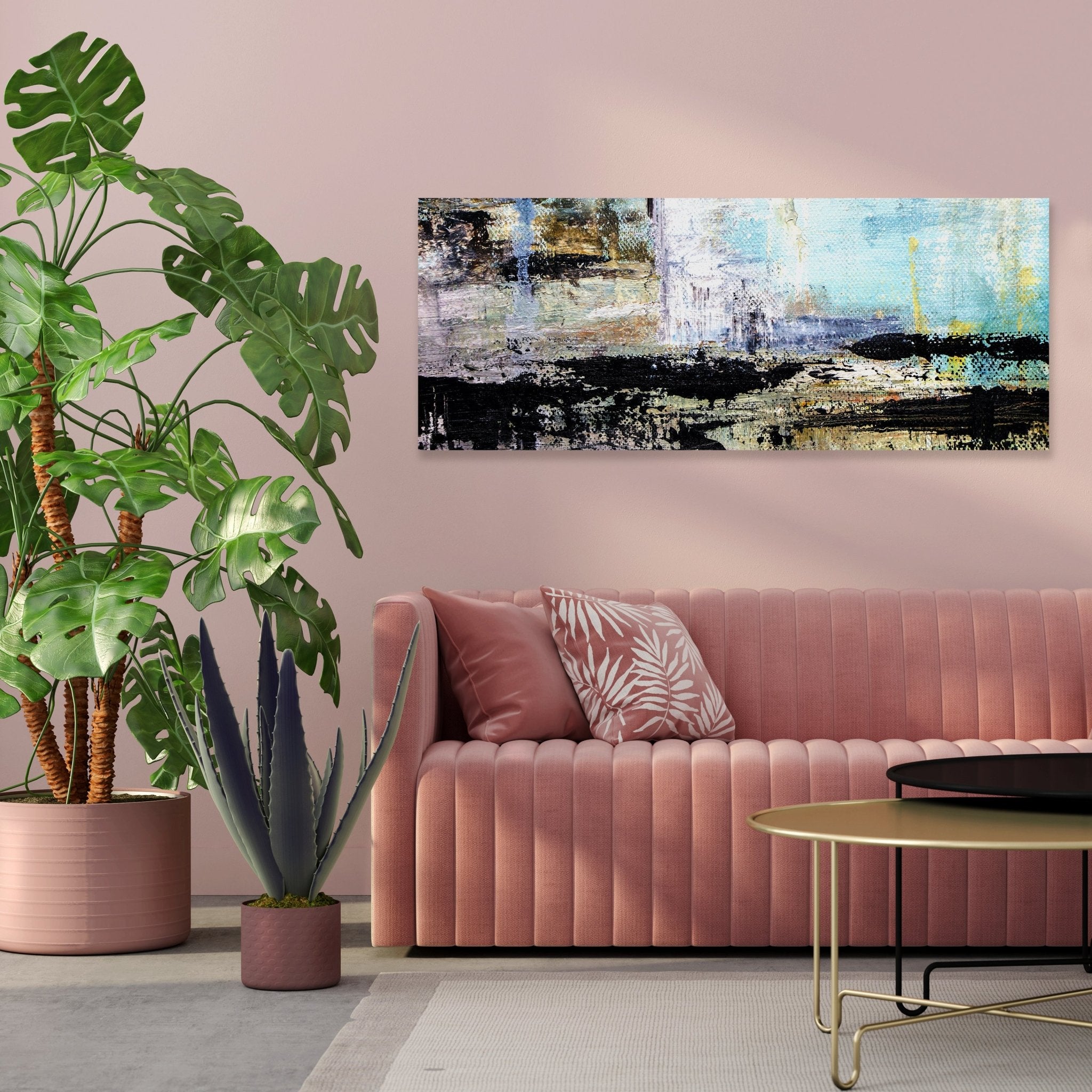 Leinwandbild Abstraktes Acrylbild auf Leinwand M1145 kaufen - Bild 3 Leinwandbild Abstraktes Acrylbild auf Leinwand M1145 kaufen - Bild 3