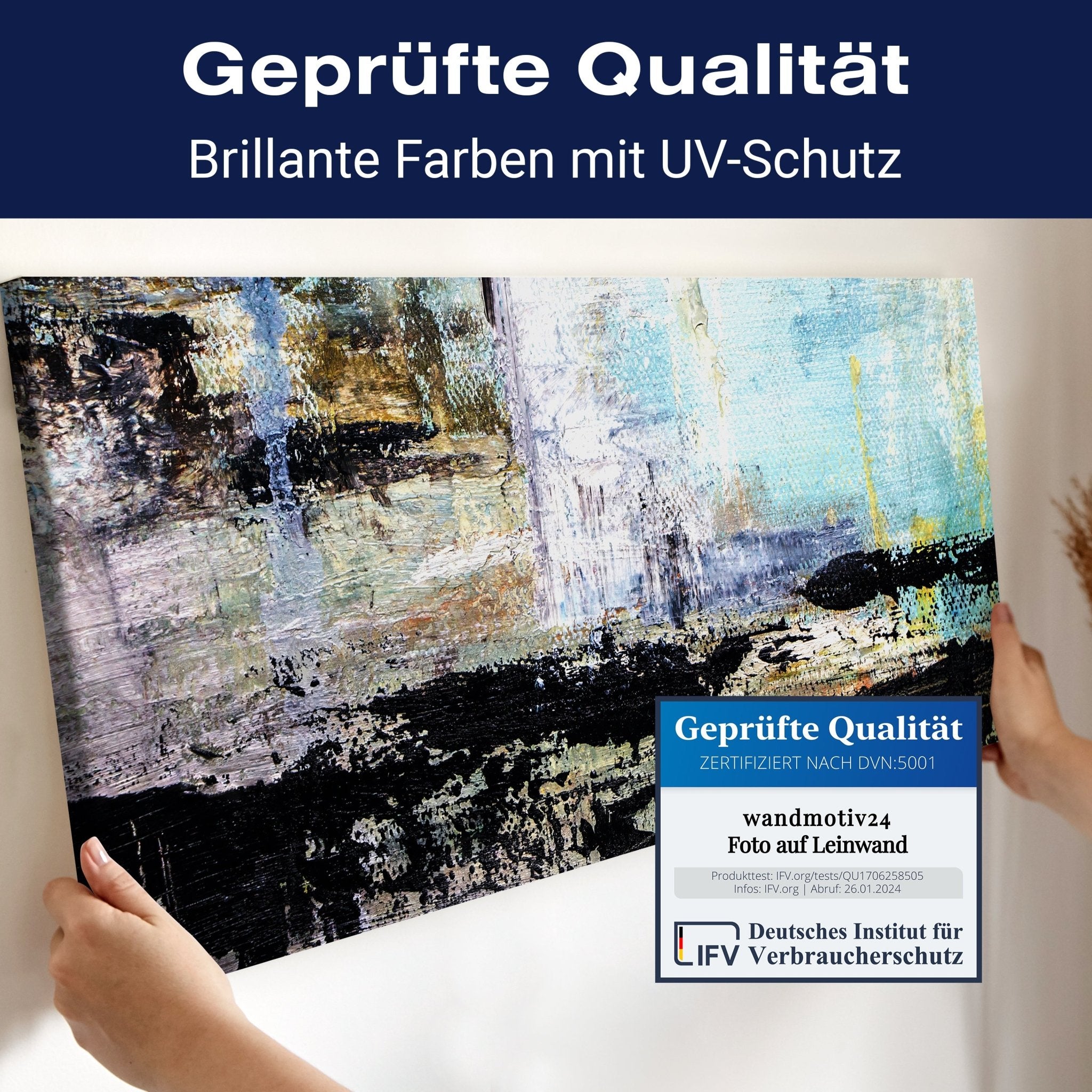 Leinwandbild Abstraktes Acrylbild auf Leinwand M1145 kaufen - Bild 4 Leinwandbild Abstraktes Acrylbild auf Leinwand M1145 kaufen - Bild 4