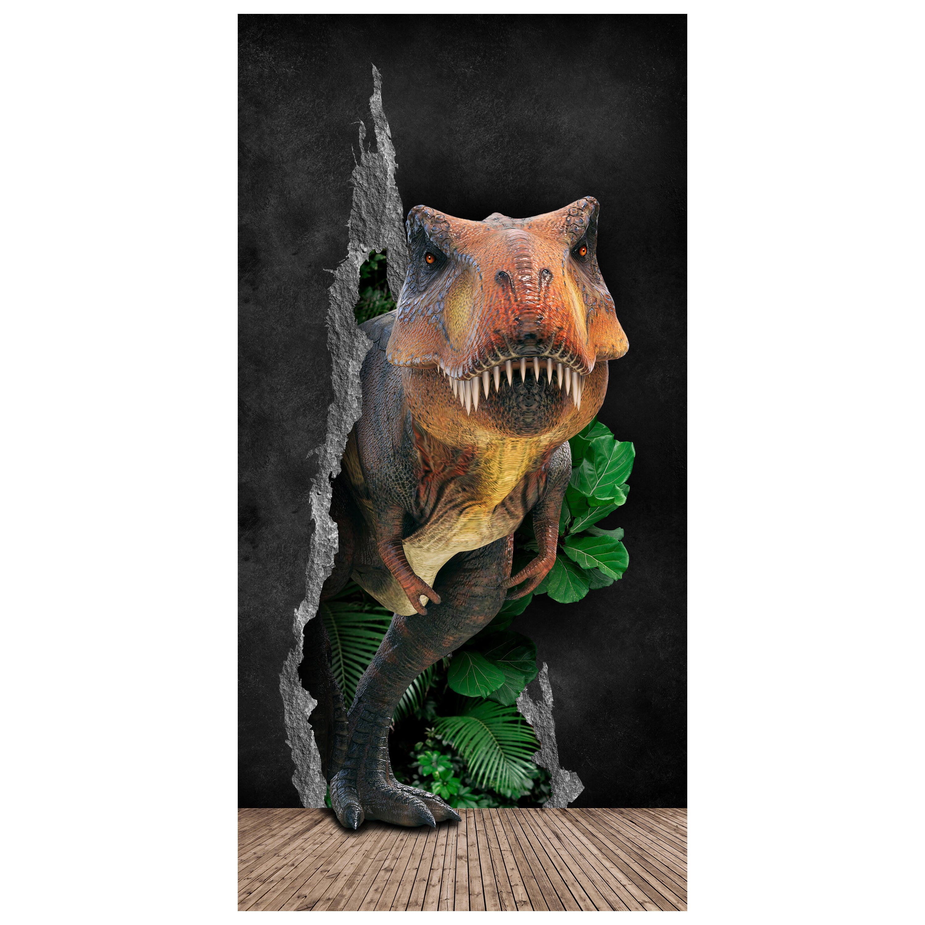 Türtapete T-Rex aus dem Dschungel, Dino-saurier M1147 - Bild 2 Türtapete T-Rex aus dem Dschungel, Dino-saurier M1147 - Bild 2