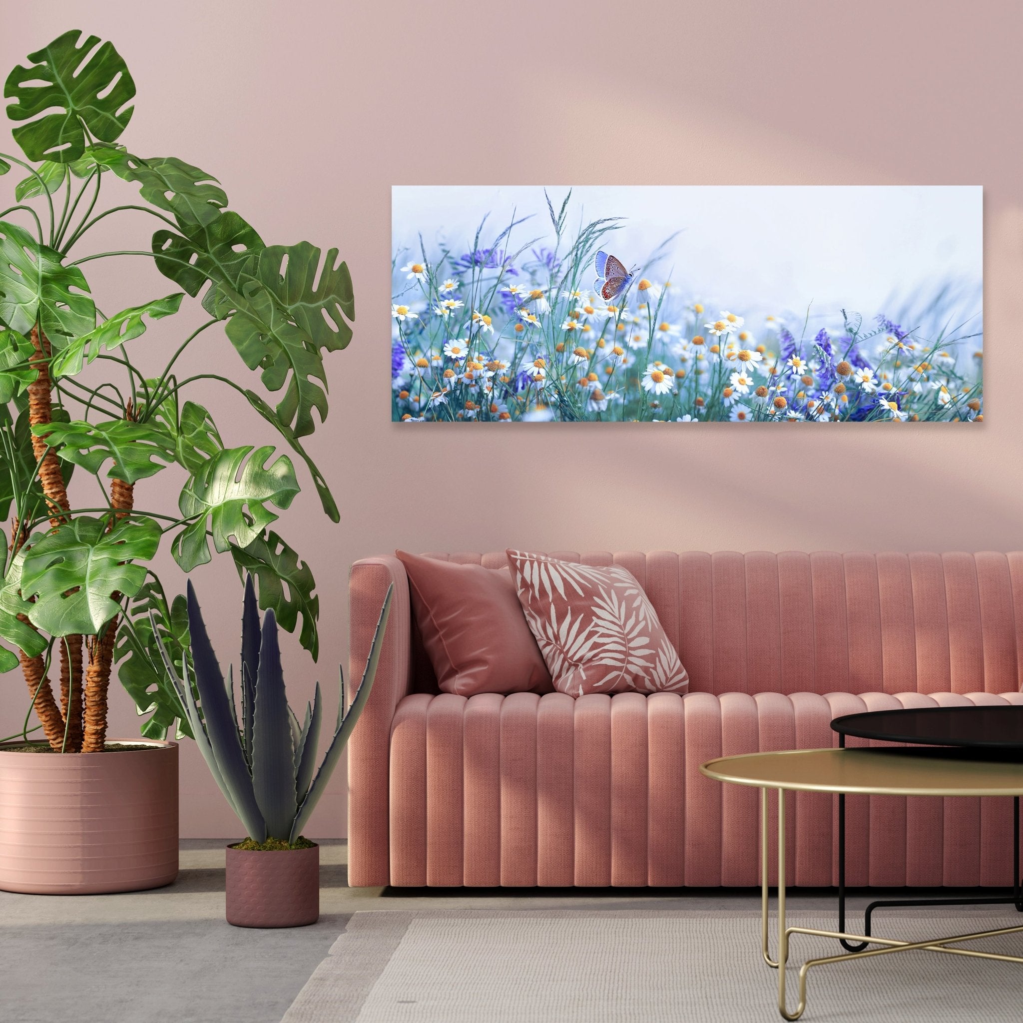 Leinwandbild Blumen, Schmetterling, Natur Landschaft M1149 kaufen - Bild 3 Leinwandbild Blumen, Schmetterling, Natur Landschaft M1149 kaufen - Bild 3