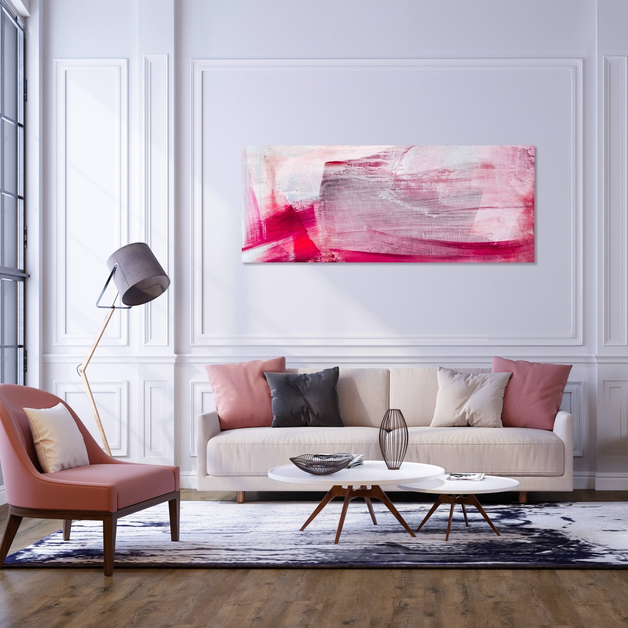 Leinwandbild Gemalte Leinwandstruktur M1150 kaufen - Bild 2 Leinwandbild Gemalte Leinwandstruktur M1150 kaufen - Bild 2