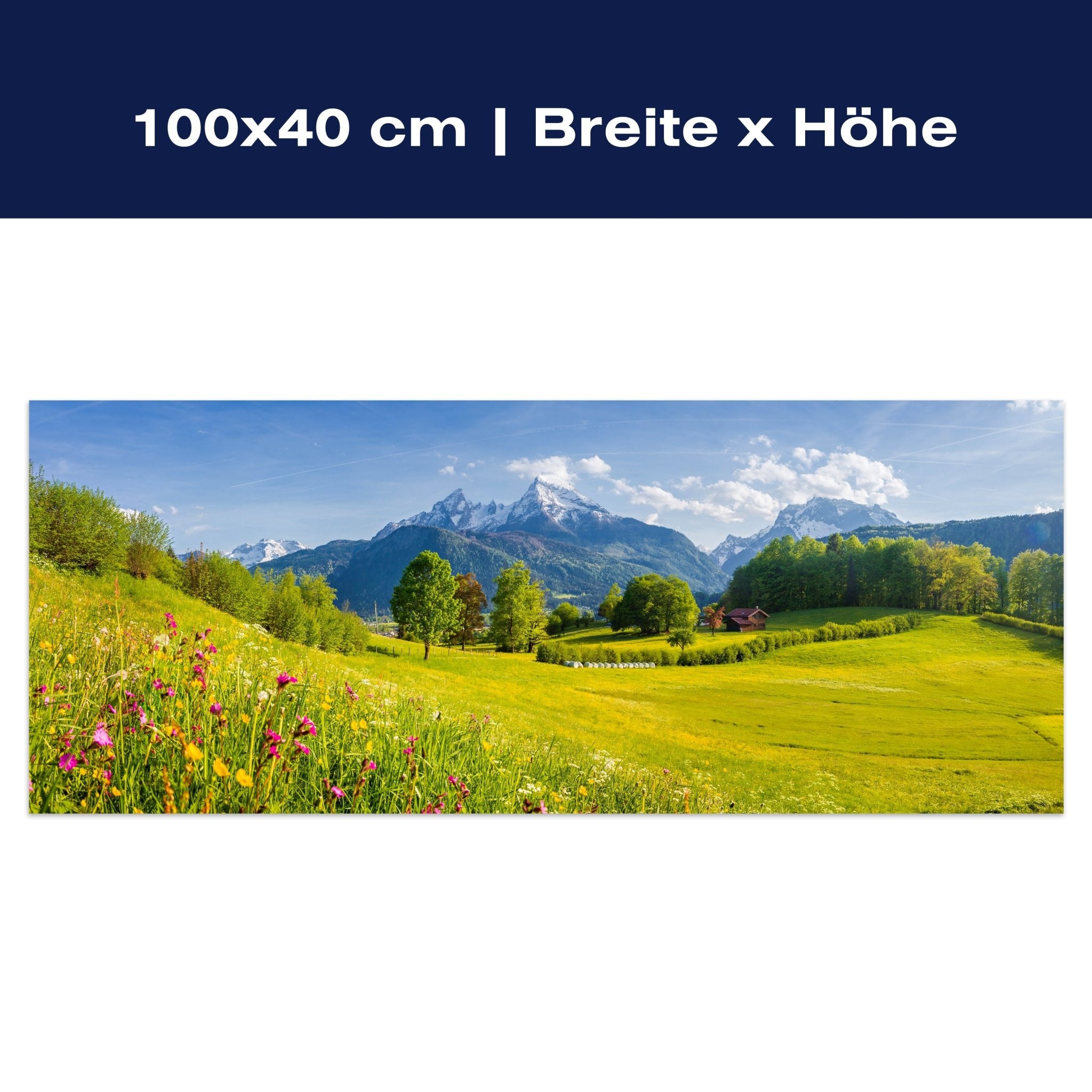 Leinwandbild Alpengebirge M1151 Leinwandbild Alpengebirge M1151