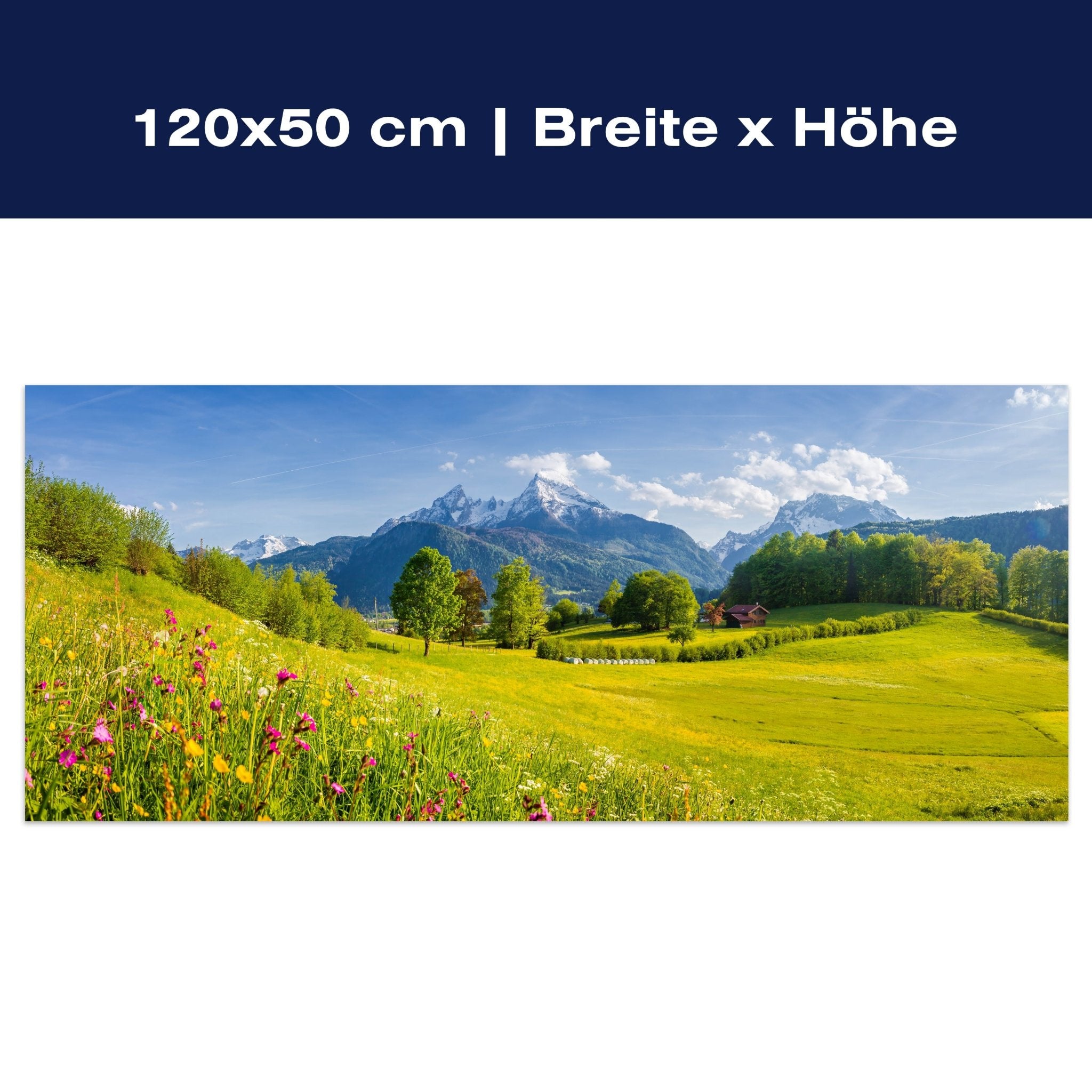 Leinwandbild Alpengebirge M1151 Leinwandbild Alpengebirge M1151