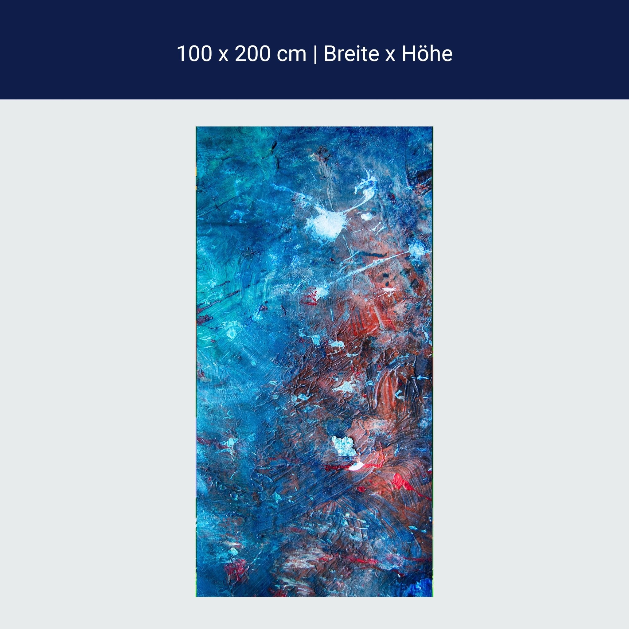 Türtapete Gemälde aus Acrylfarbe, Abstrakte Kunst M1161 Türtapete Gemälde aus Acrylfarbe, Abstrakte Kunst M1161