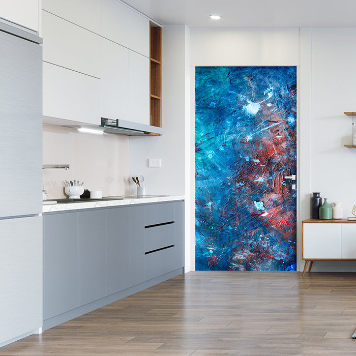 Türtapete Gemälde aus Acrylfarbe, Abstrakte Kunst M1161 - Bild 1 Türtapete Gemälde aus Acrylfarbe, Abstrakte Kunst M1161 - Bild 1