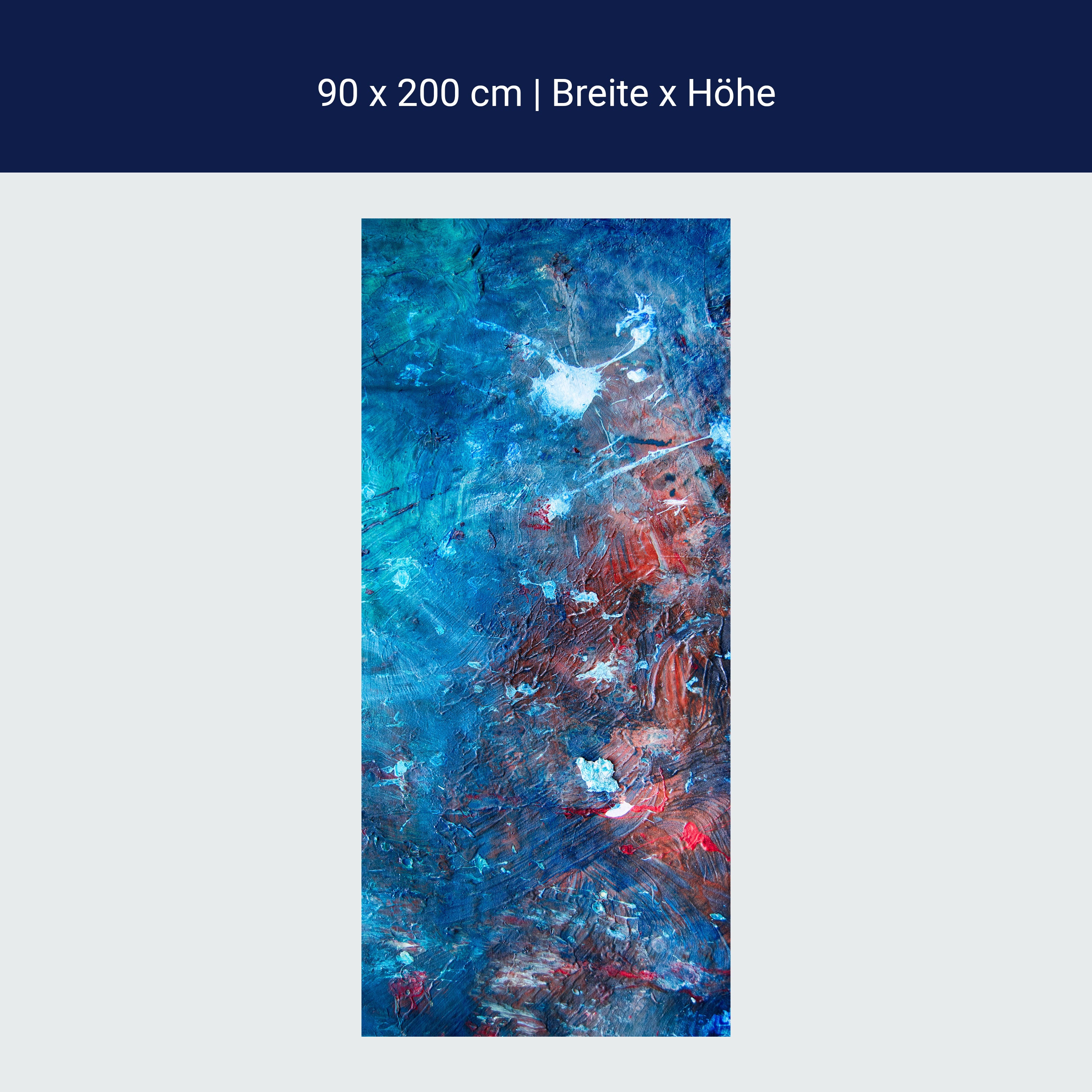 Türtapete Gemälde aus Acrylfarbe, Abstrakte Kunst M1161 Türtapete Gemälde aus Acrylfarbe, Abstrakte Kunst M1161