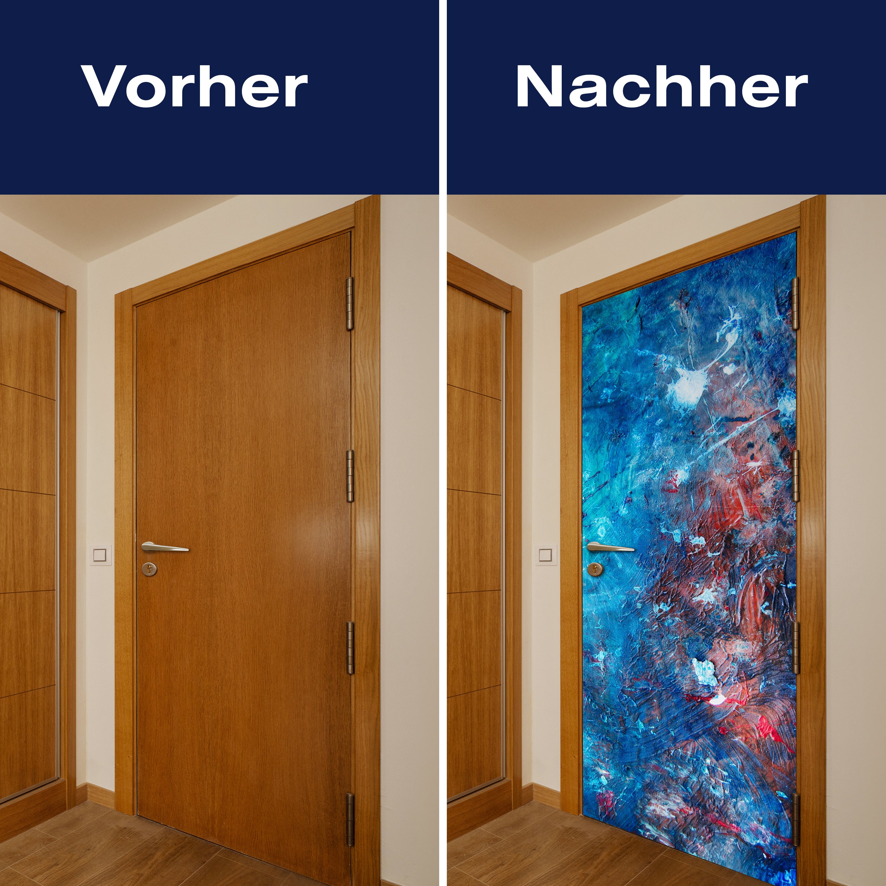 Türtapete Gemälde aus Acrylfarbe, Abstrakte Kunst M1161 - Bild 10 Türtapete Gemälde aus Acrylfarbe, Abstrakte Kunst M1161 - Bild 10