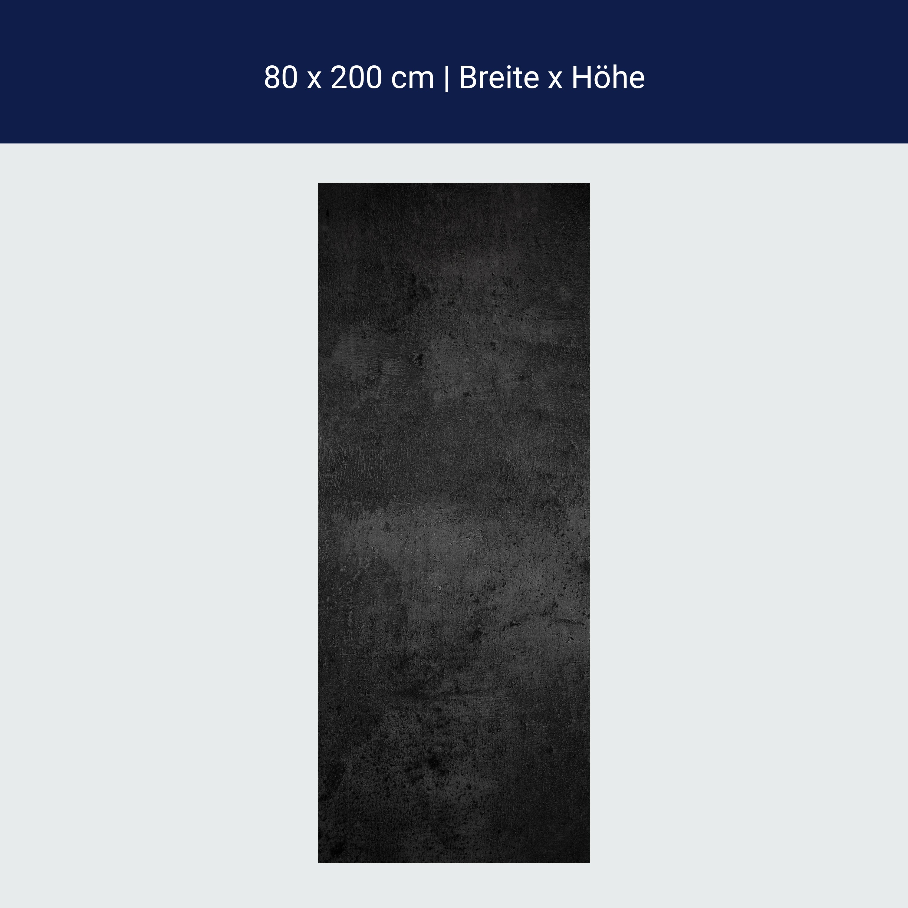 Türtapete Dunkle Betonwand, Schwarz, Mauer M1168 Türtapete Dunkle Betonwand, Schwarz, Mauer M1168