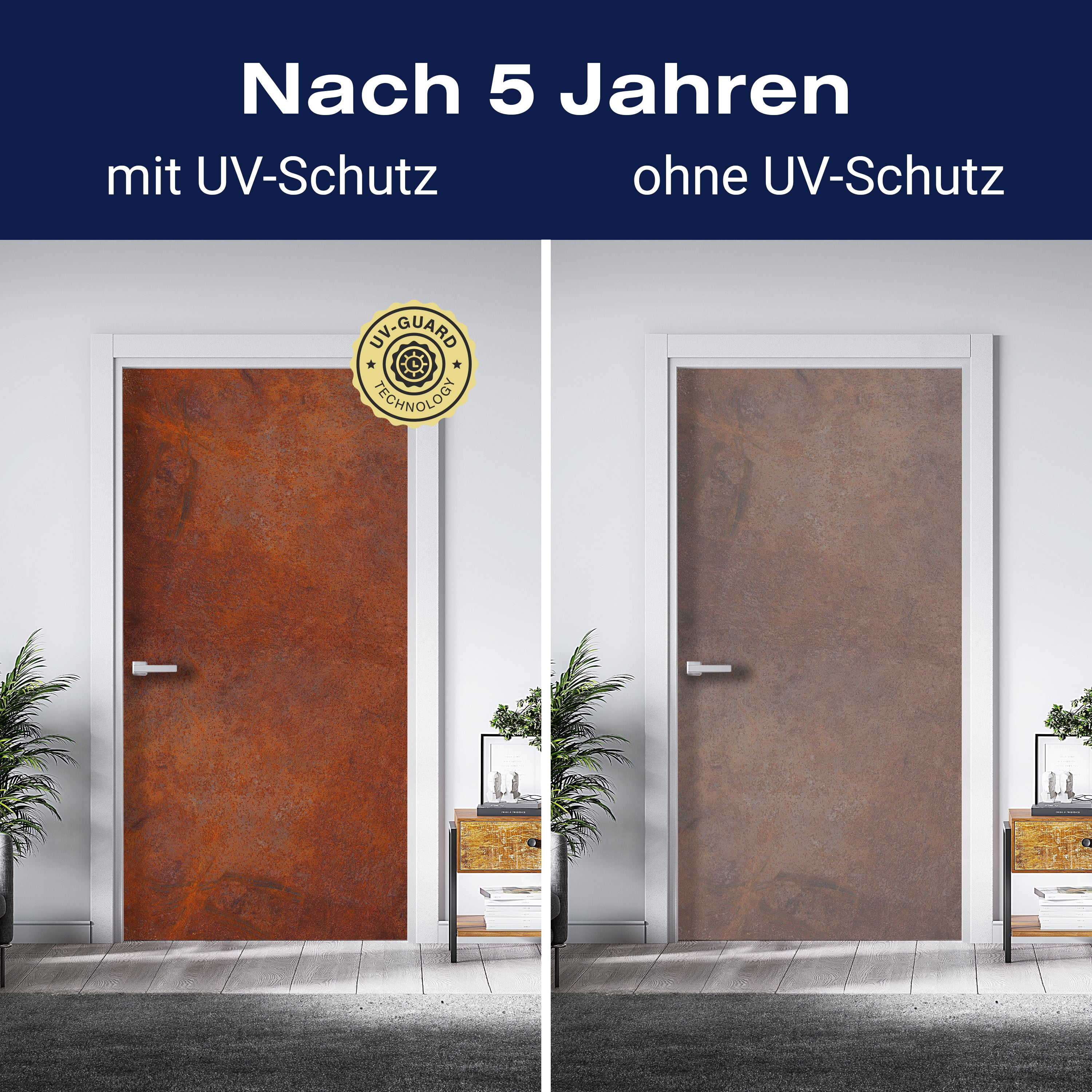 Türtapete rostige Platte, Metall, Grunge, Rost M1174 - Bild 4 Türtapete rostige Platte, Metall, Grunge, Rost M1174 - Bild 4