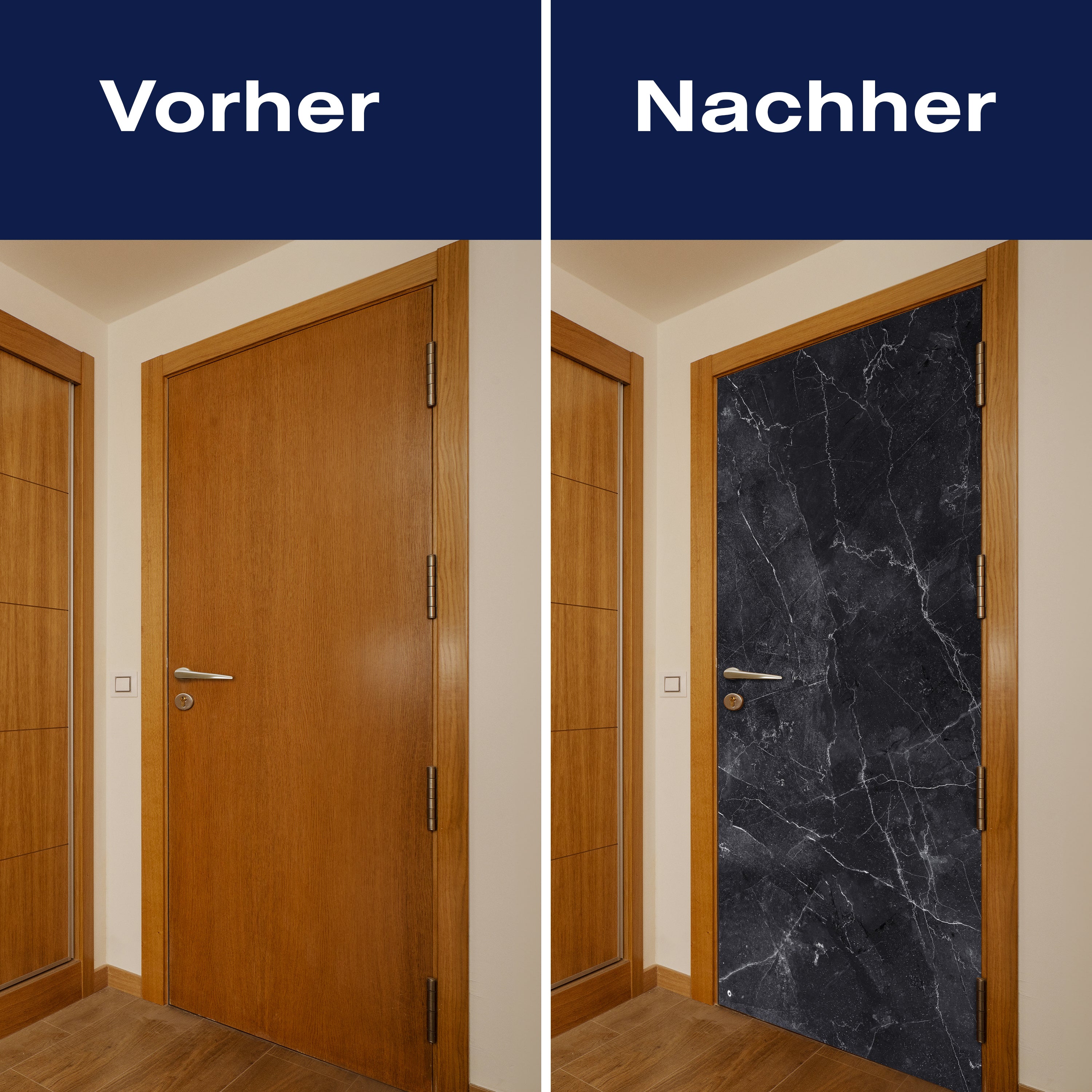Türtapete schwarzer Marmor, Naturstein, Maserung M1181 - Bild 10 Türtapete schwarzer Marmor, Naturstein, Maserung M1181 - Bild 10