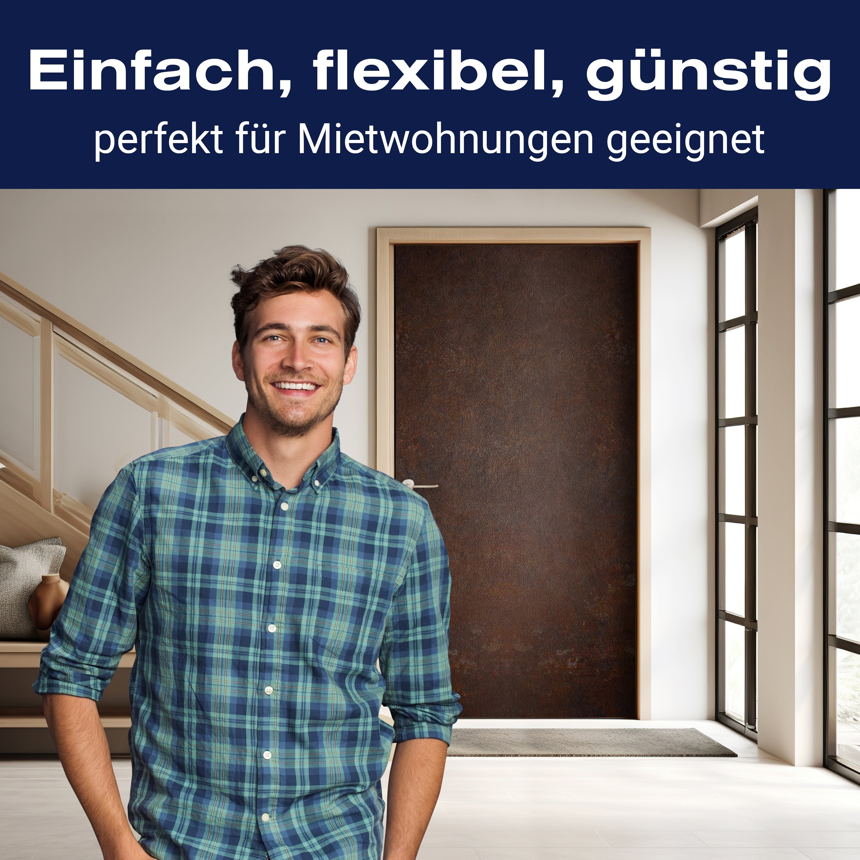 Türtapete rostige Metall Platte, Rost, dunkelrot M1197 - Bild 3 Türtapete rostige Metall Platte, Rost, dunkelrot M1197 - Bild 3