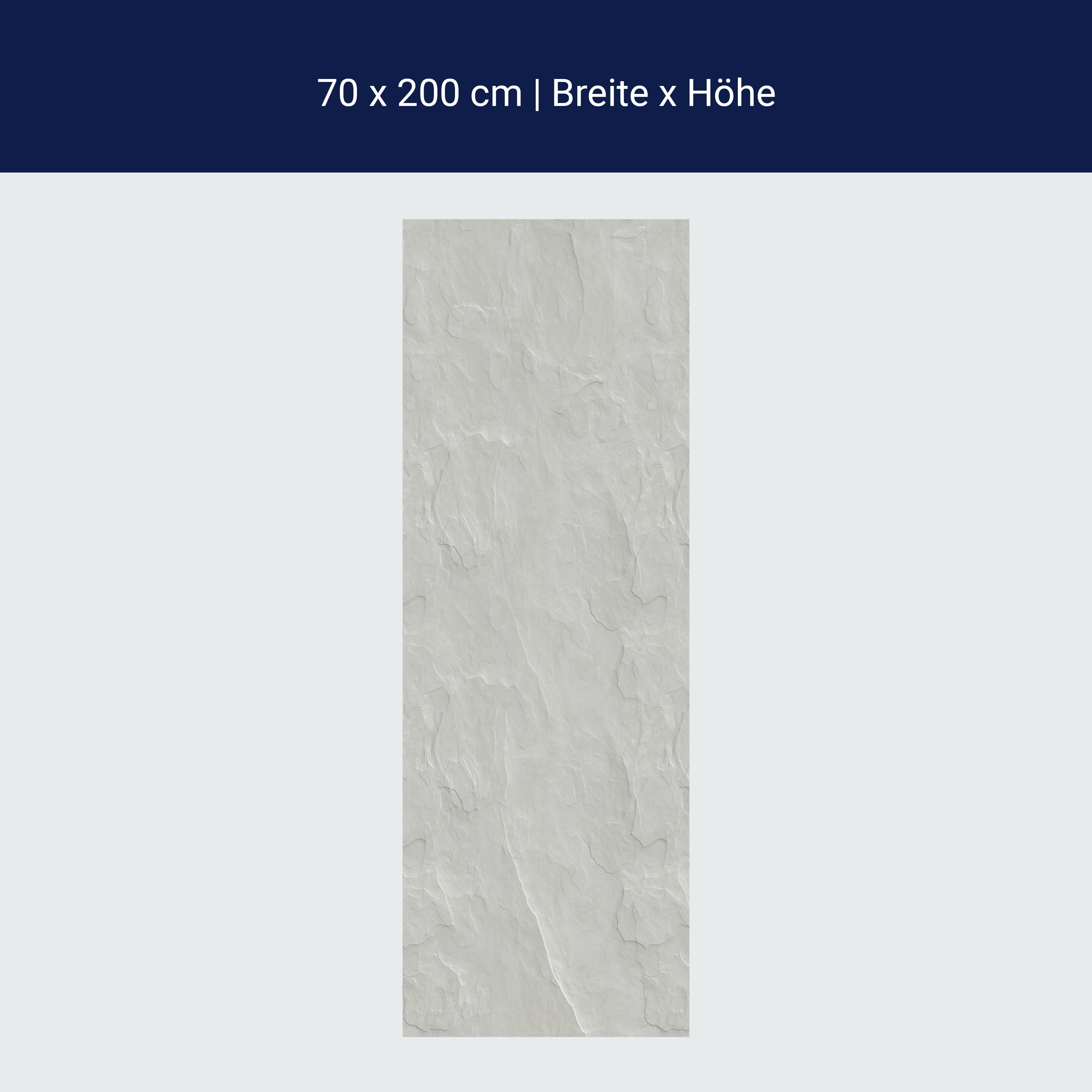 Türtapete Steinwand, Naturstein, Weiß, Schiefer M1202 Türtapete Steinwand, Naturstein, Weiß, Schiefer M1202