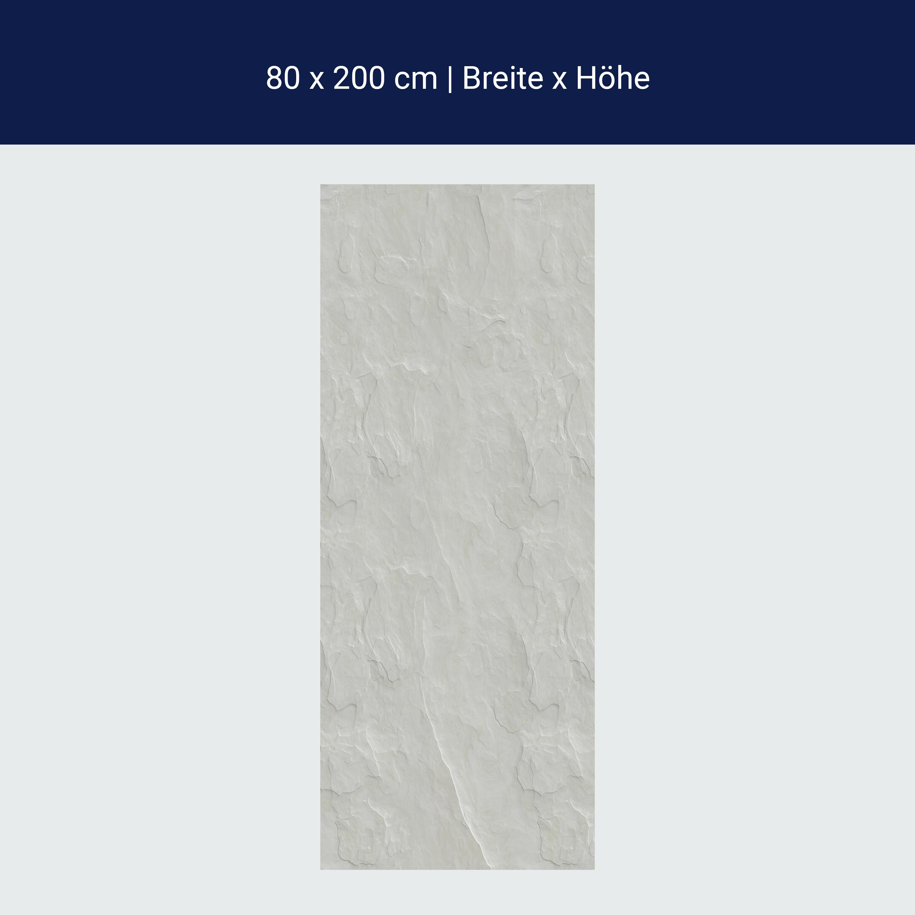 Türtapete Steinwand, Naturstein, Weiß, Schiefer M1202 Türtapete Steinwand, Naturstein, Weiß, Schiefer M1202